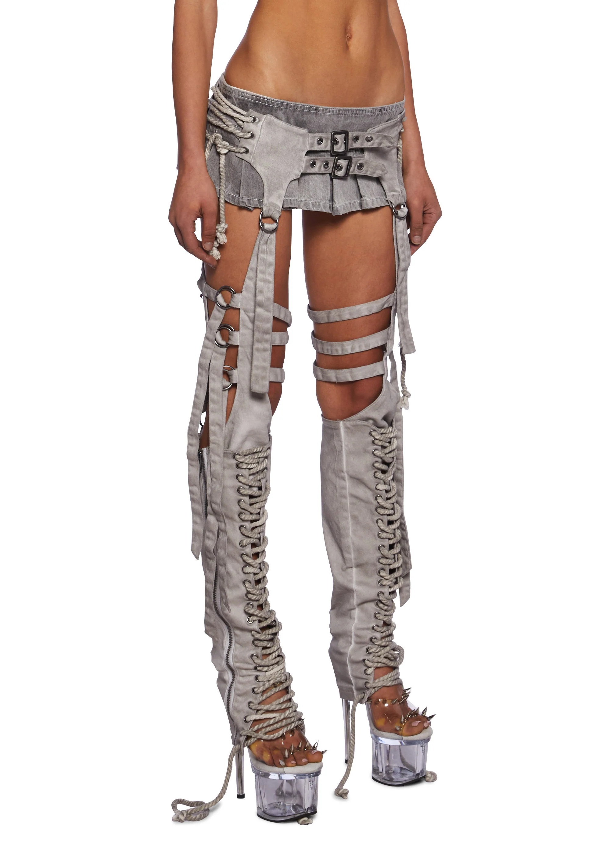 Chamber Fitted Lace-Up Chaps - Image 3