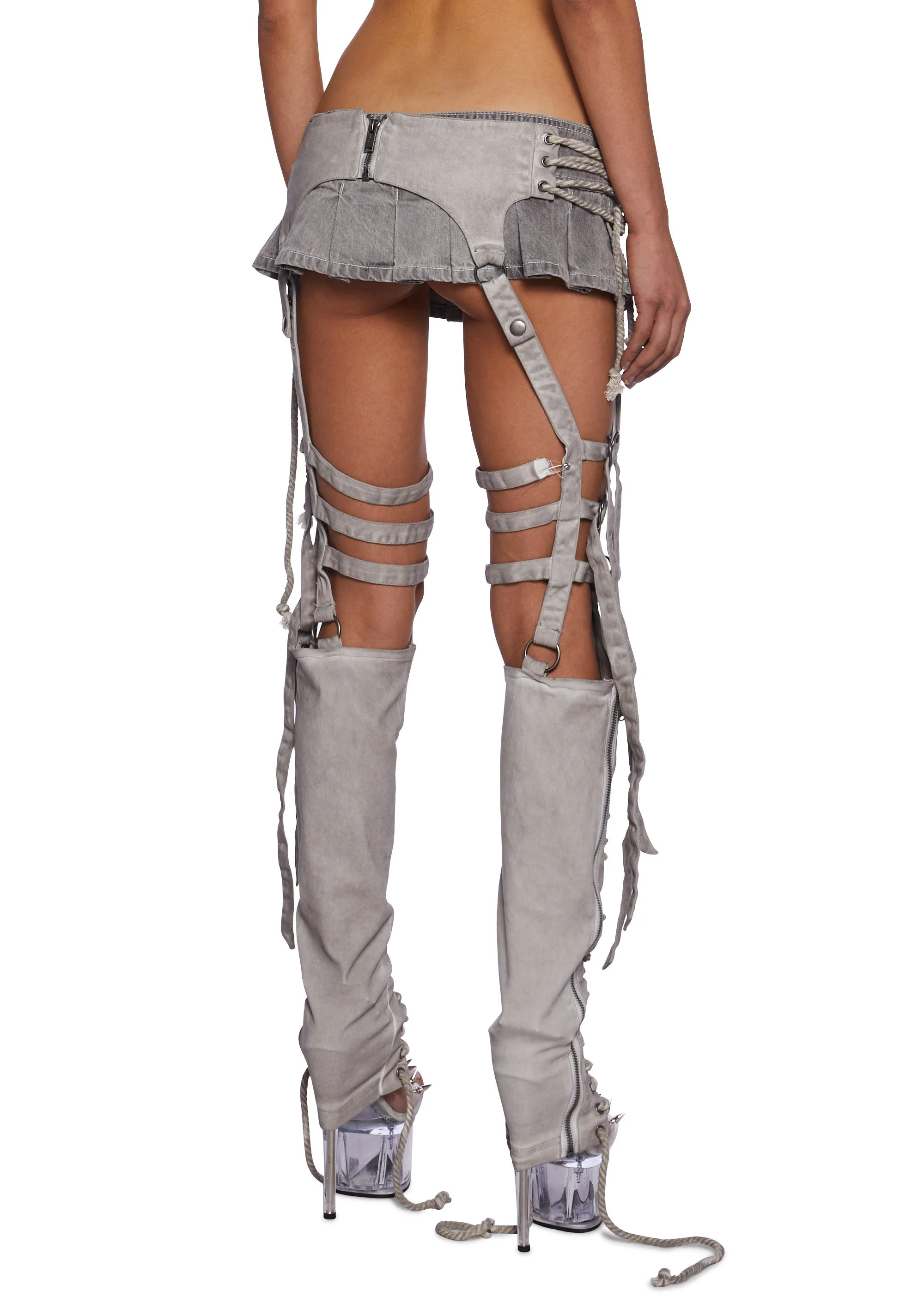 Chamber Fitted Lace-Up Chaps - Image 4