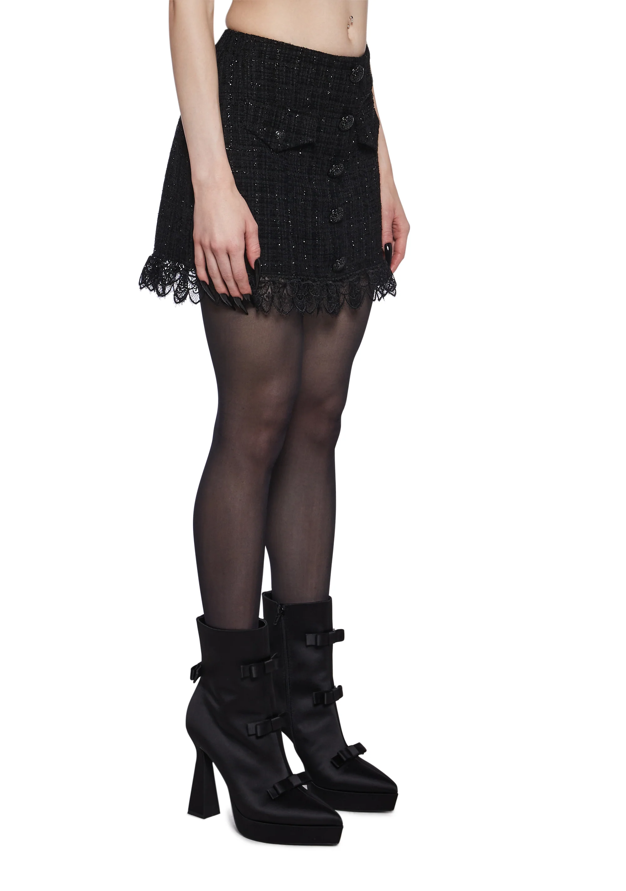 Chance Rendezvous Tweed Skirt - Image 3