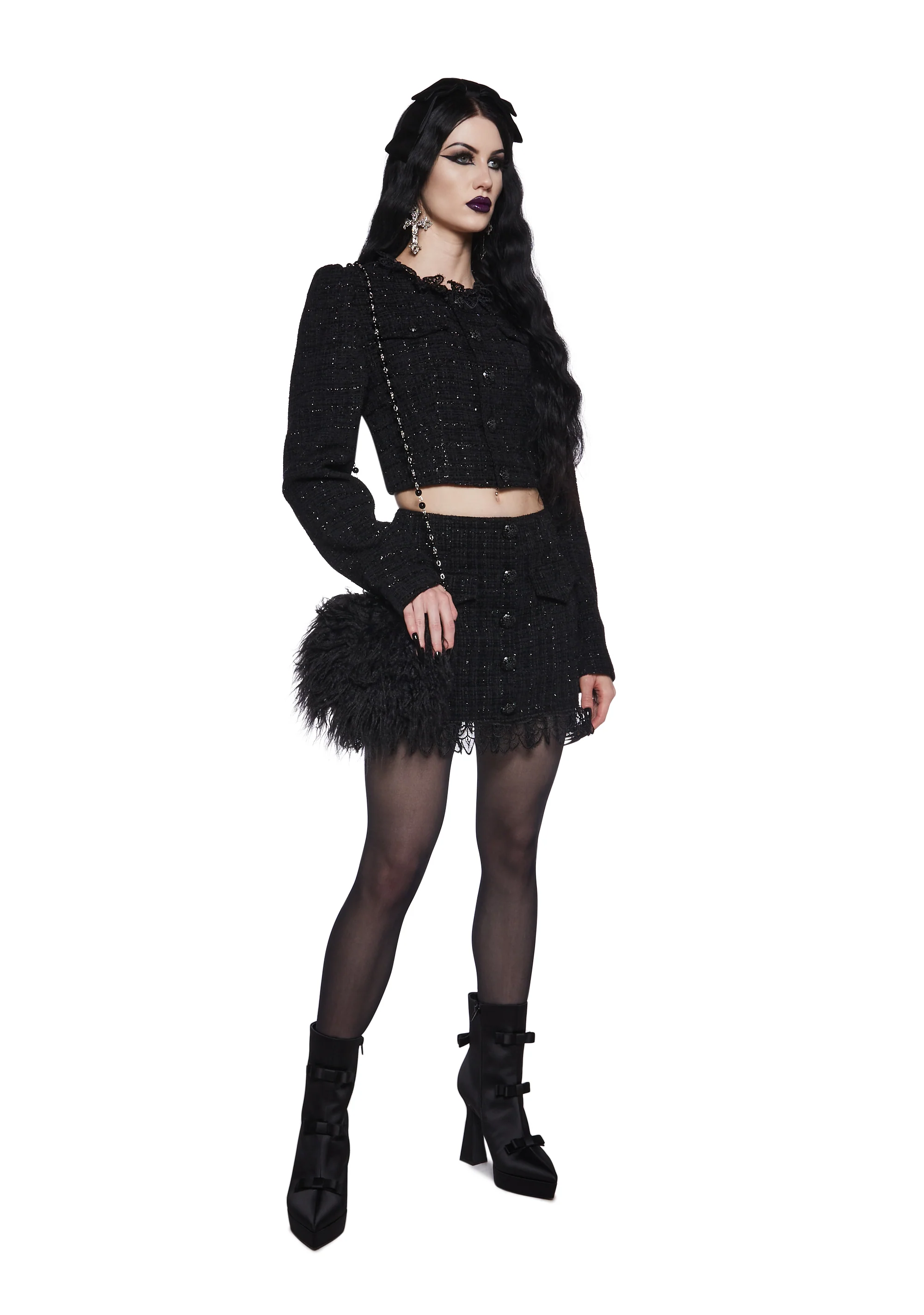 Chance Rendezvous Tweed Skirt - Image 5