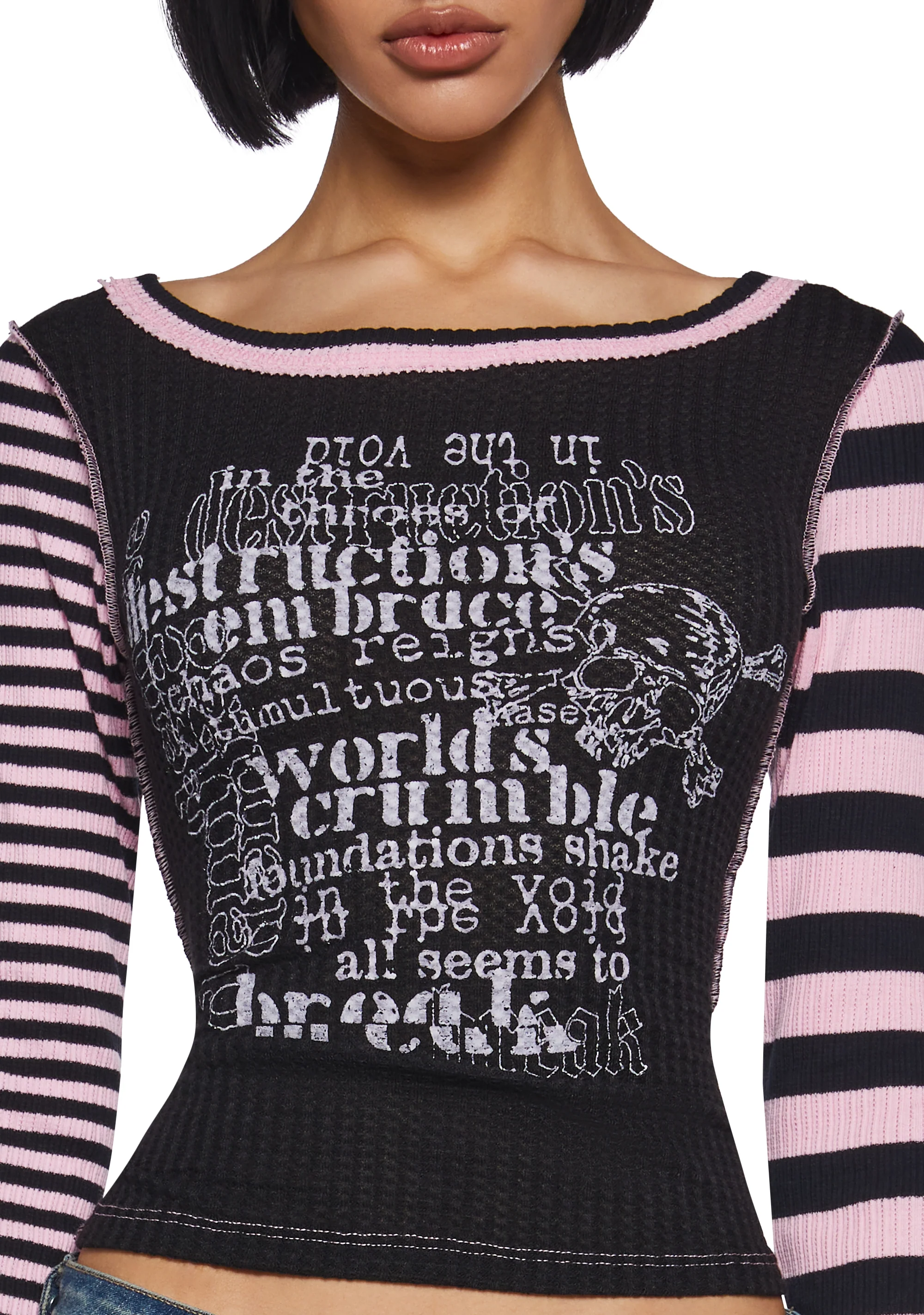 Chaotic Break Long Sleeve Tee - Image 5