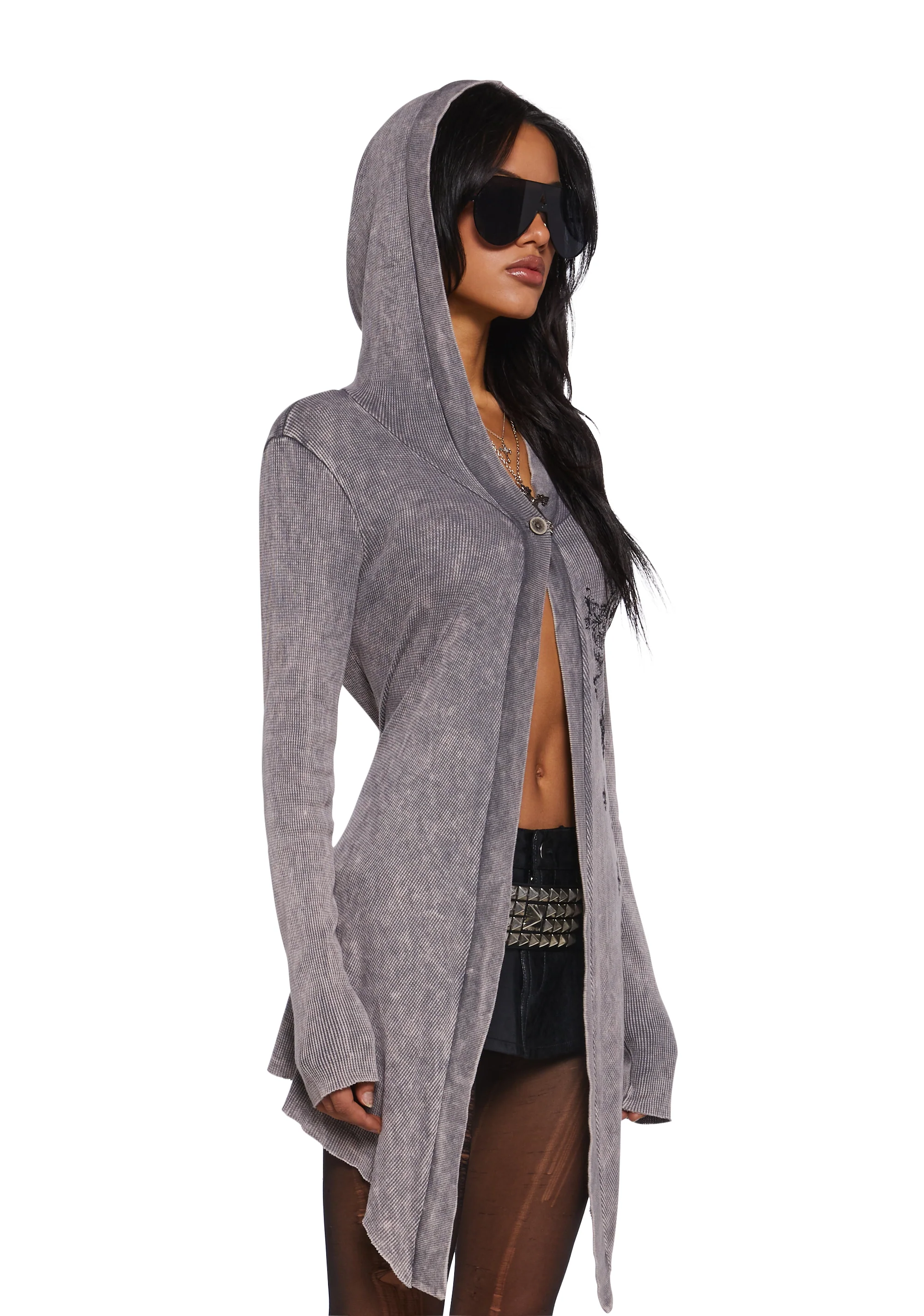 Chaotic Rule Knit Cardigan - Image 3