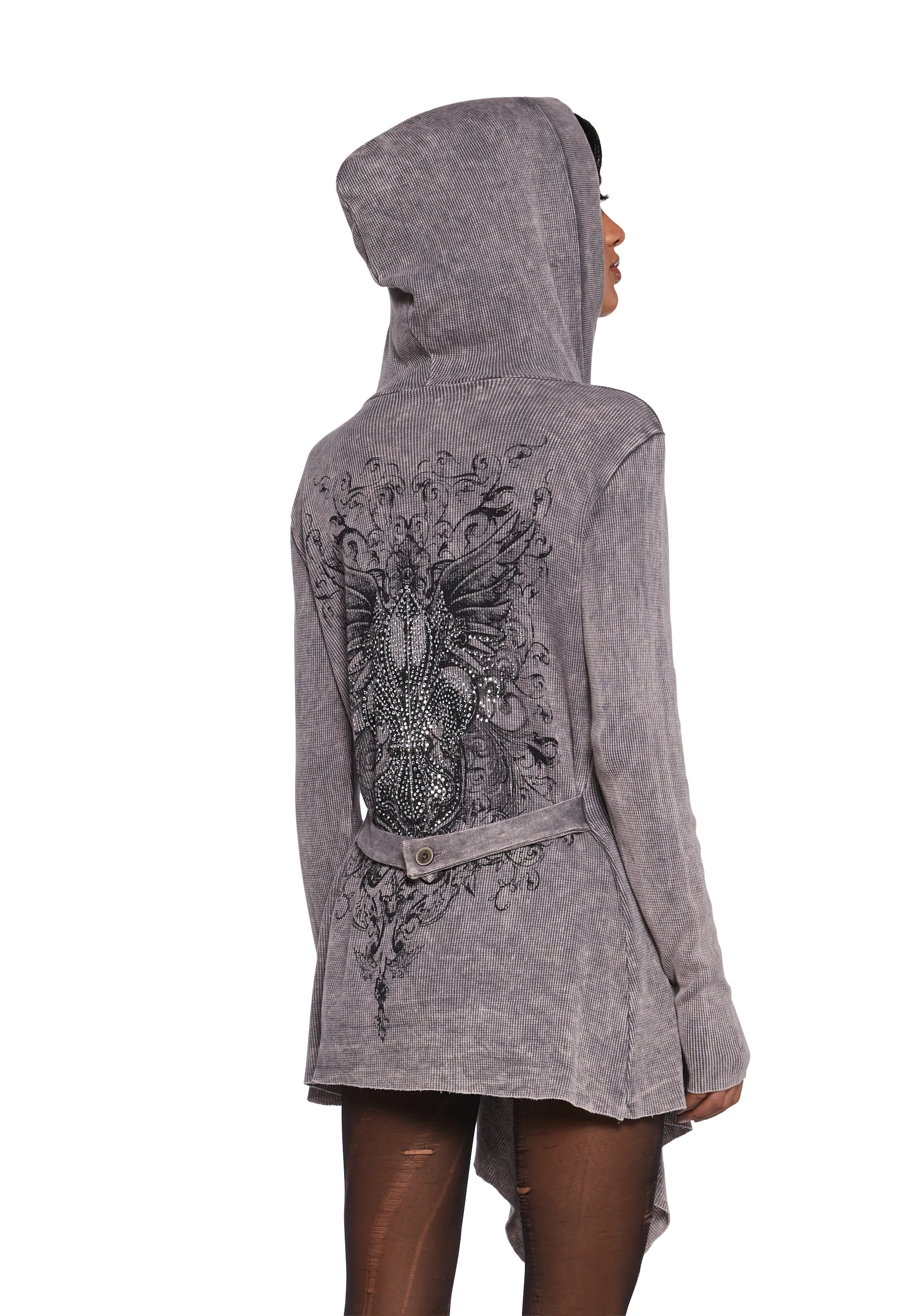 Chaotic Rule Knit Cardigan - Image 4