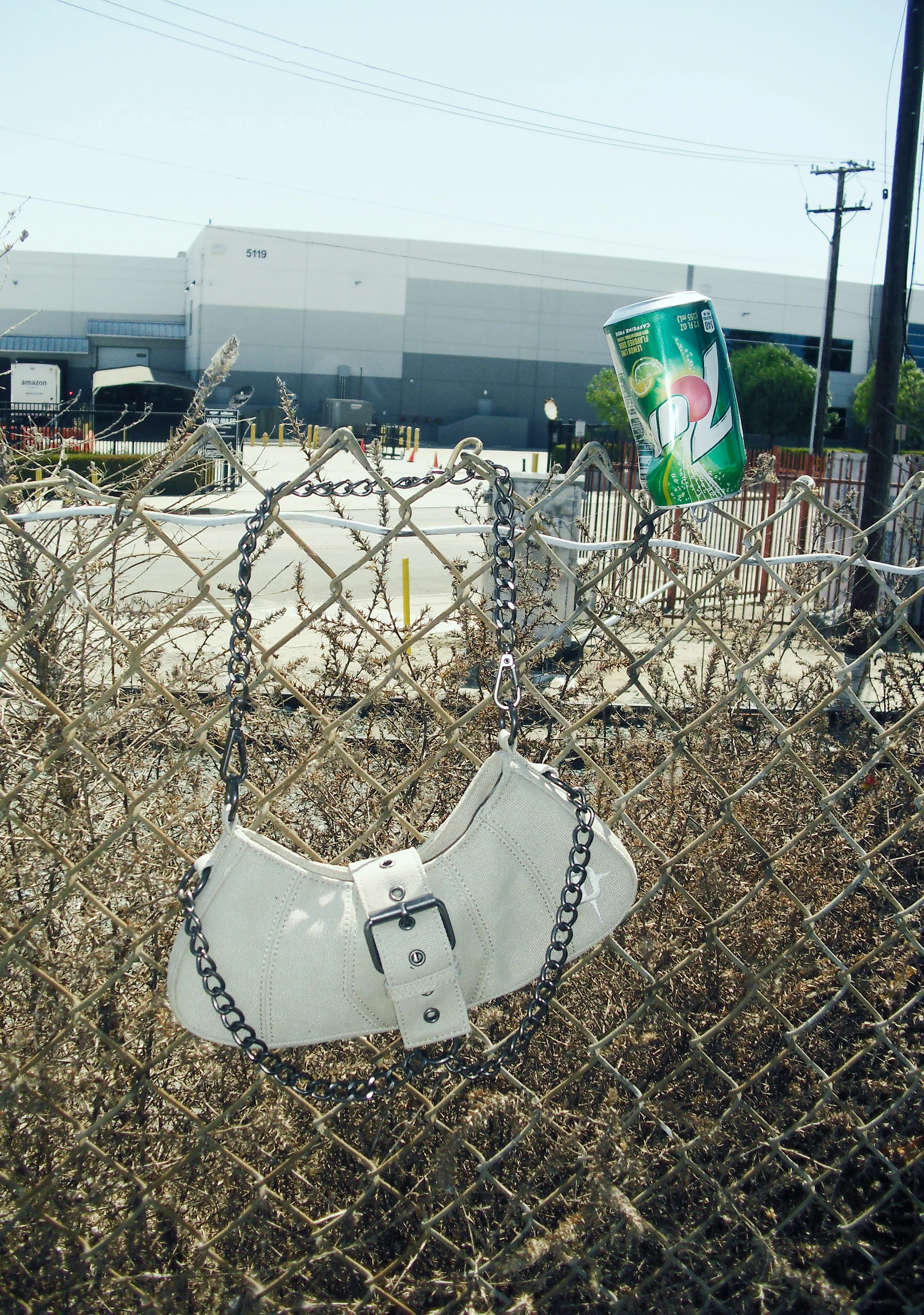 Charged Denim Shoulder Bag - Image 6