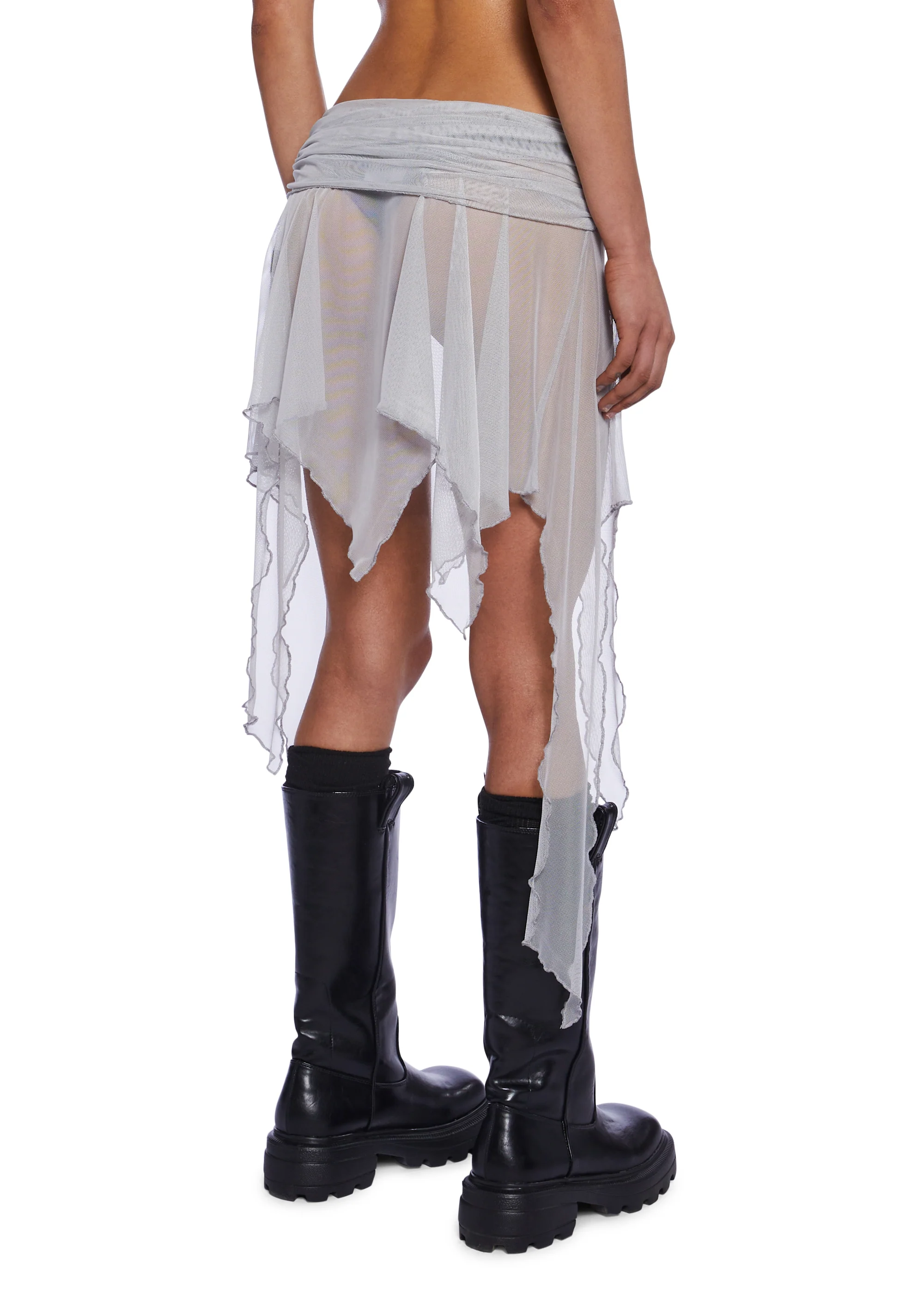 Charged Foldover Handkerchief Skirt - Image 3