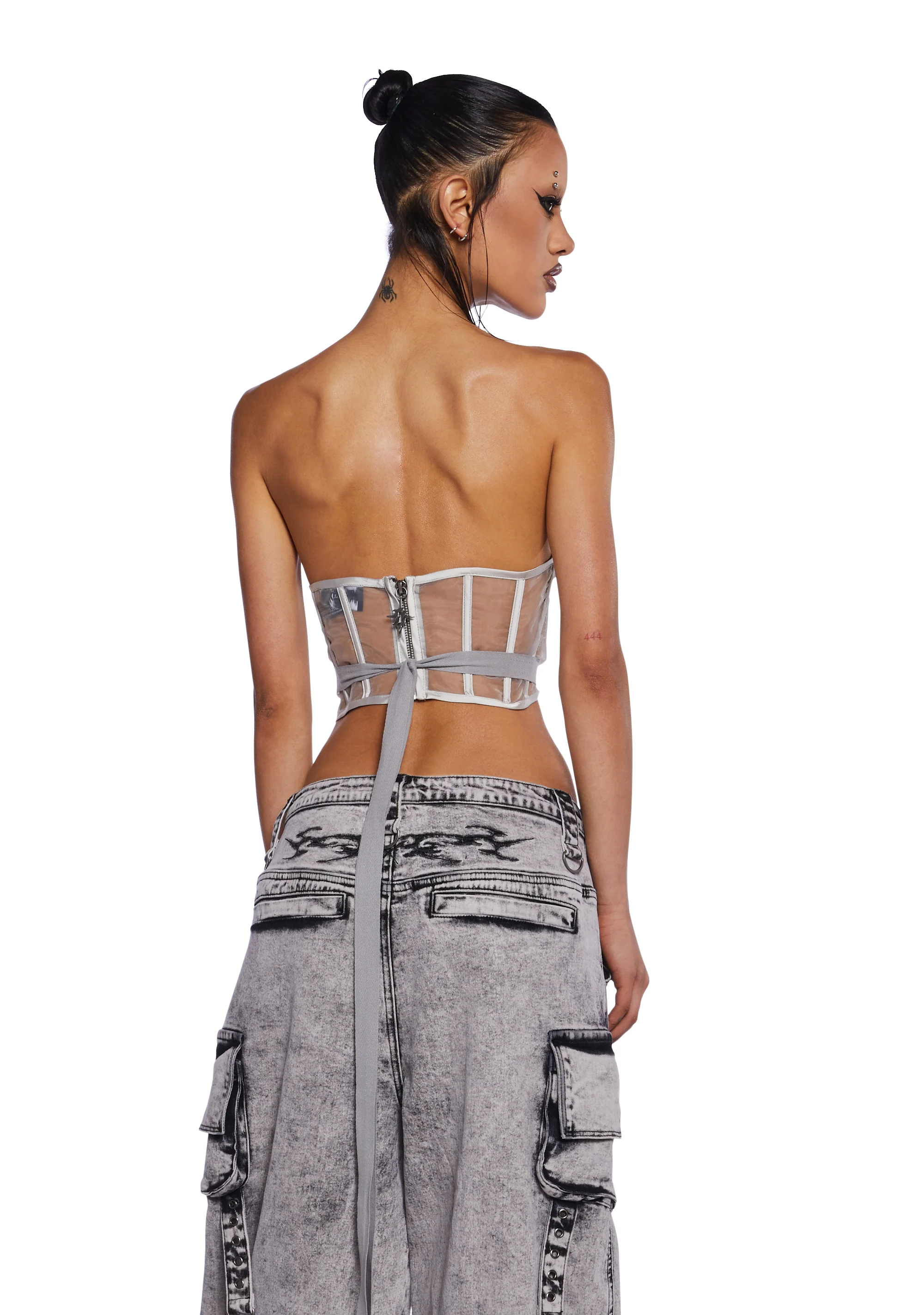Charged Organza Waist Cincher - Image 4