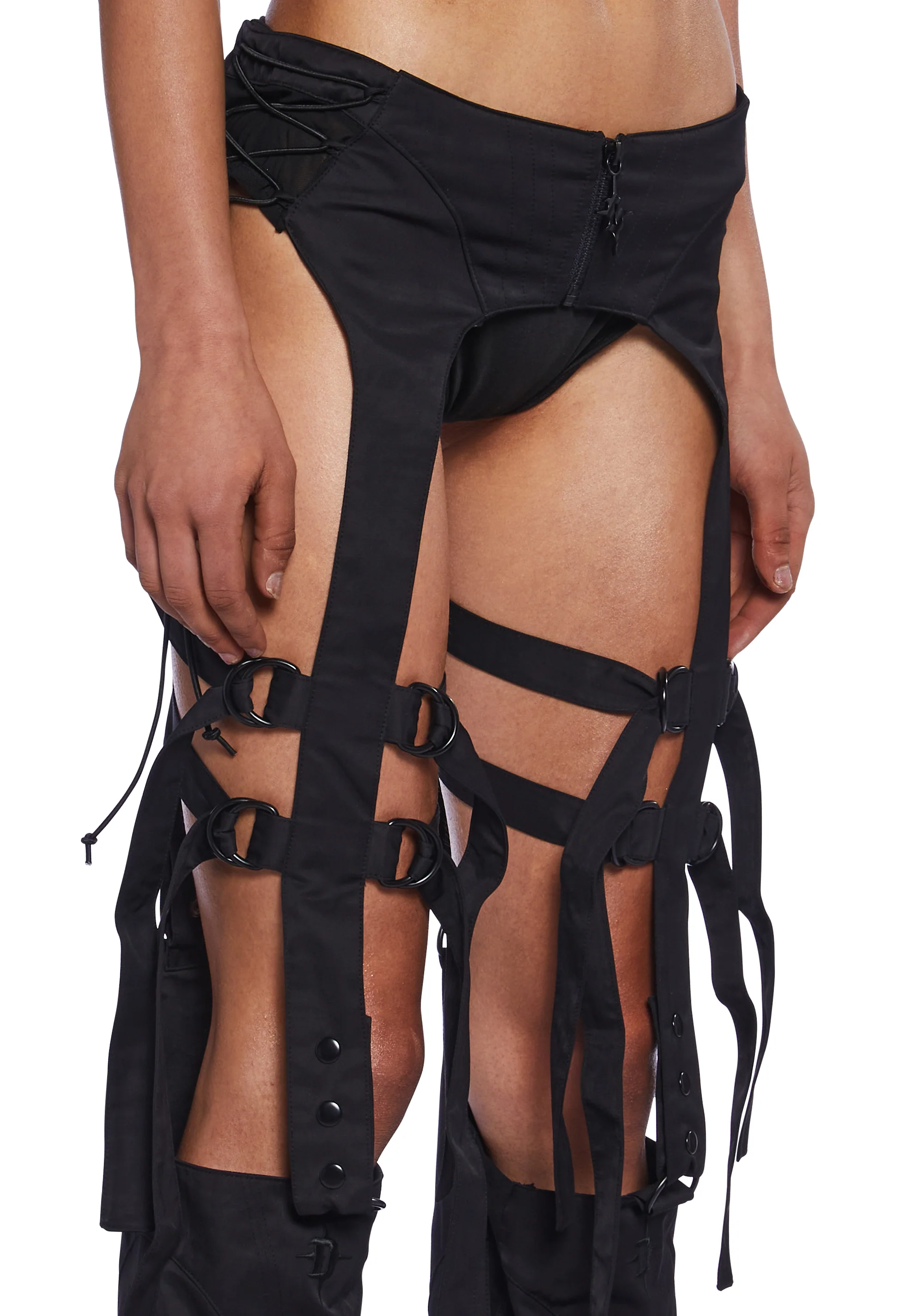 Charged Strappy Flared Leg Chaps - Image 5