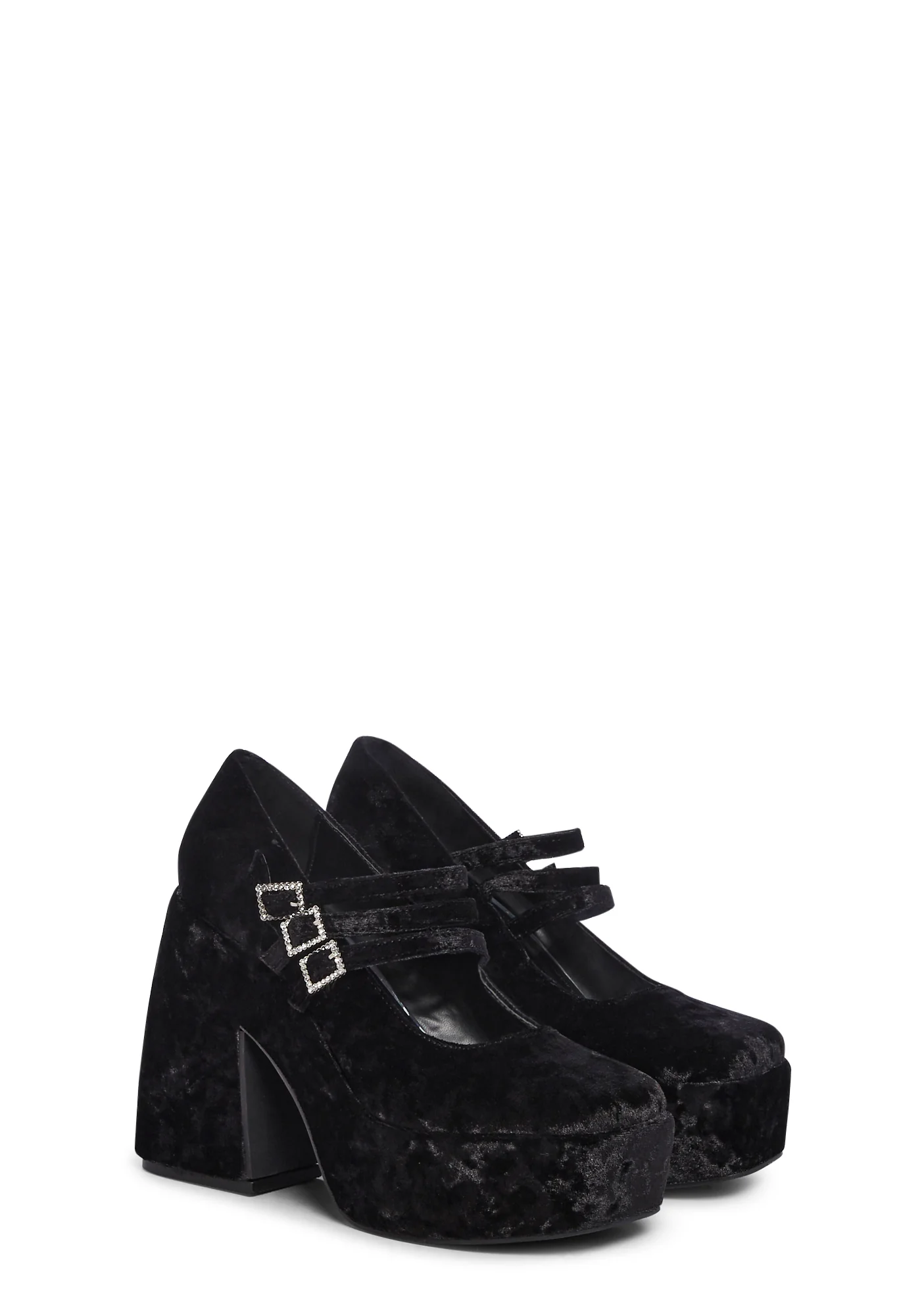 Charismatic Queen Platform Heels - Black - Image 3