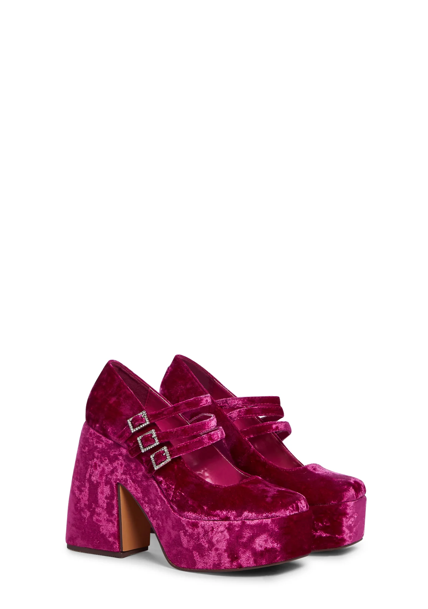 Charismatic Queen Platform Heels - Pink - Image 3