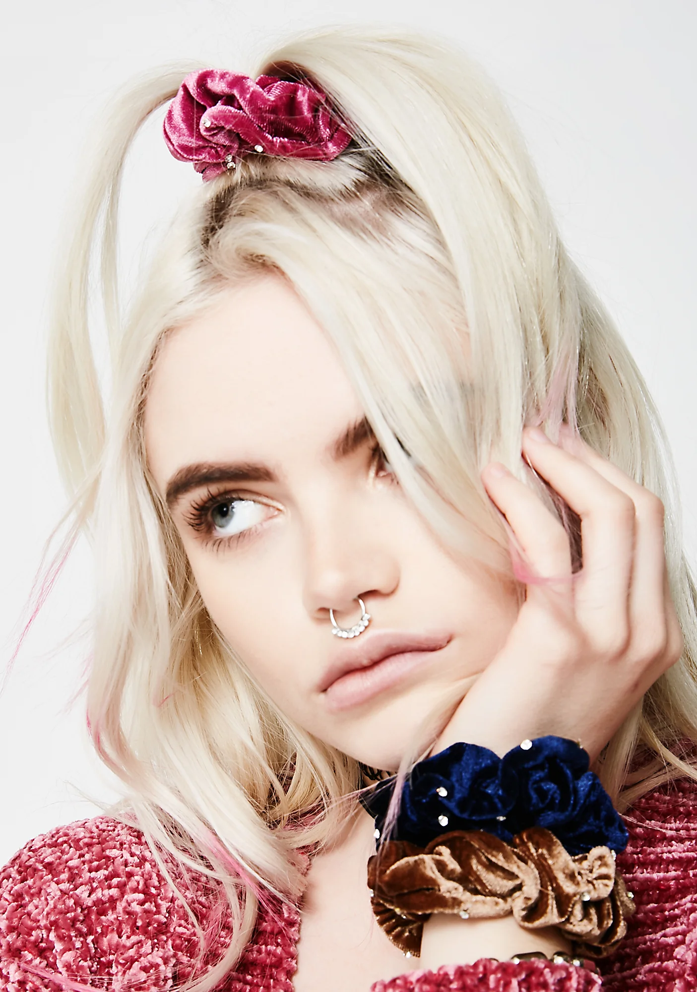 Charmed Life Velvet Scrunchie Set - Image 3