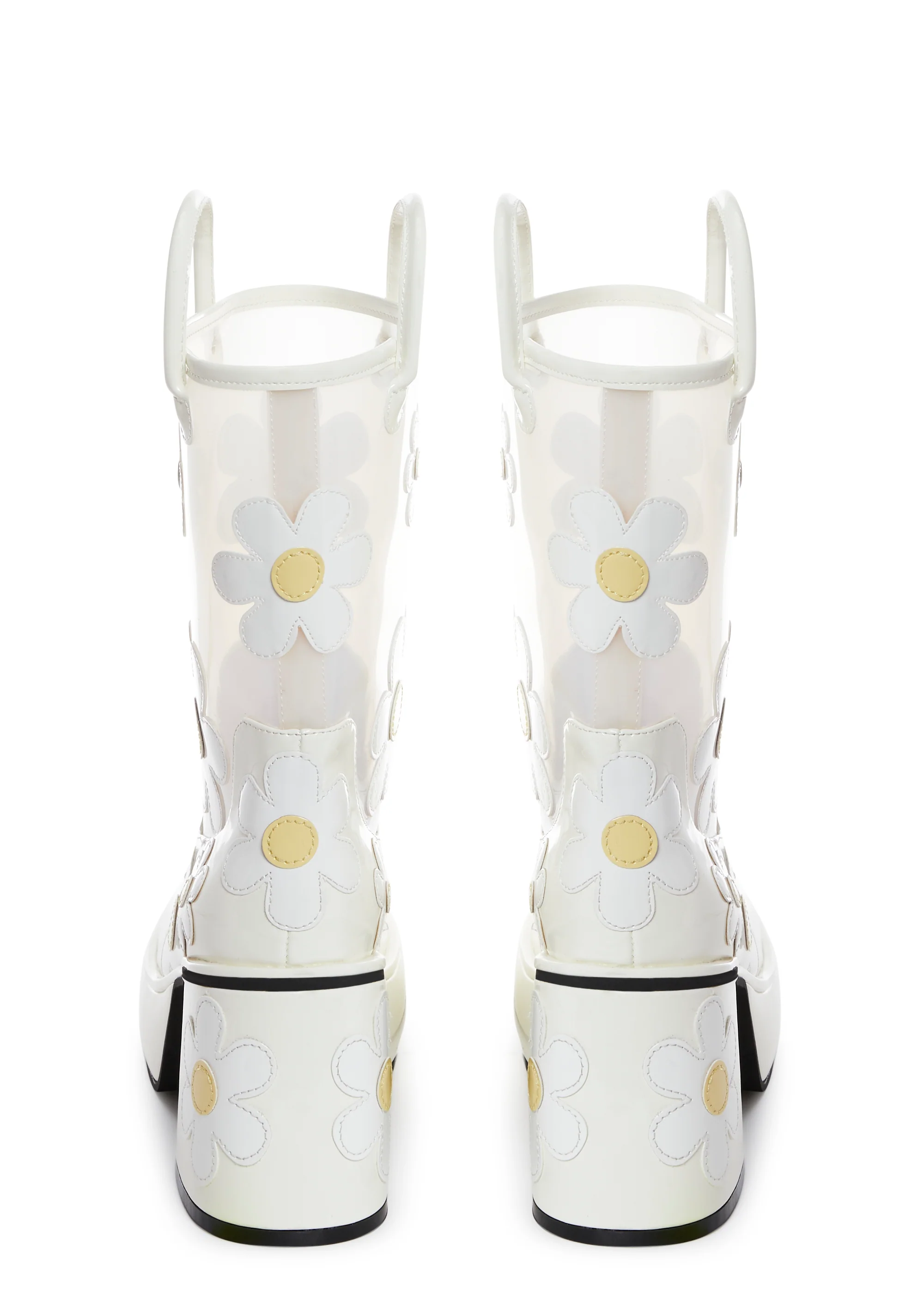 Chasing Daydreams Rain Booties - White - Image 4
