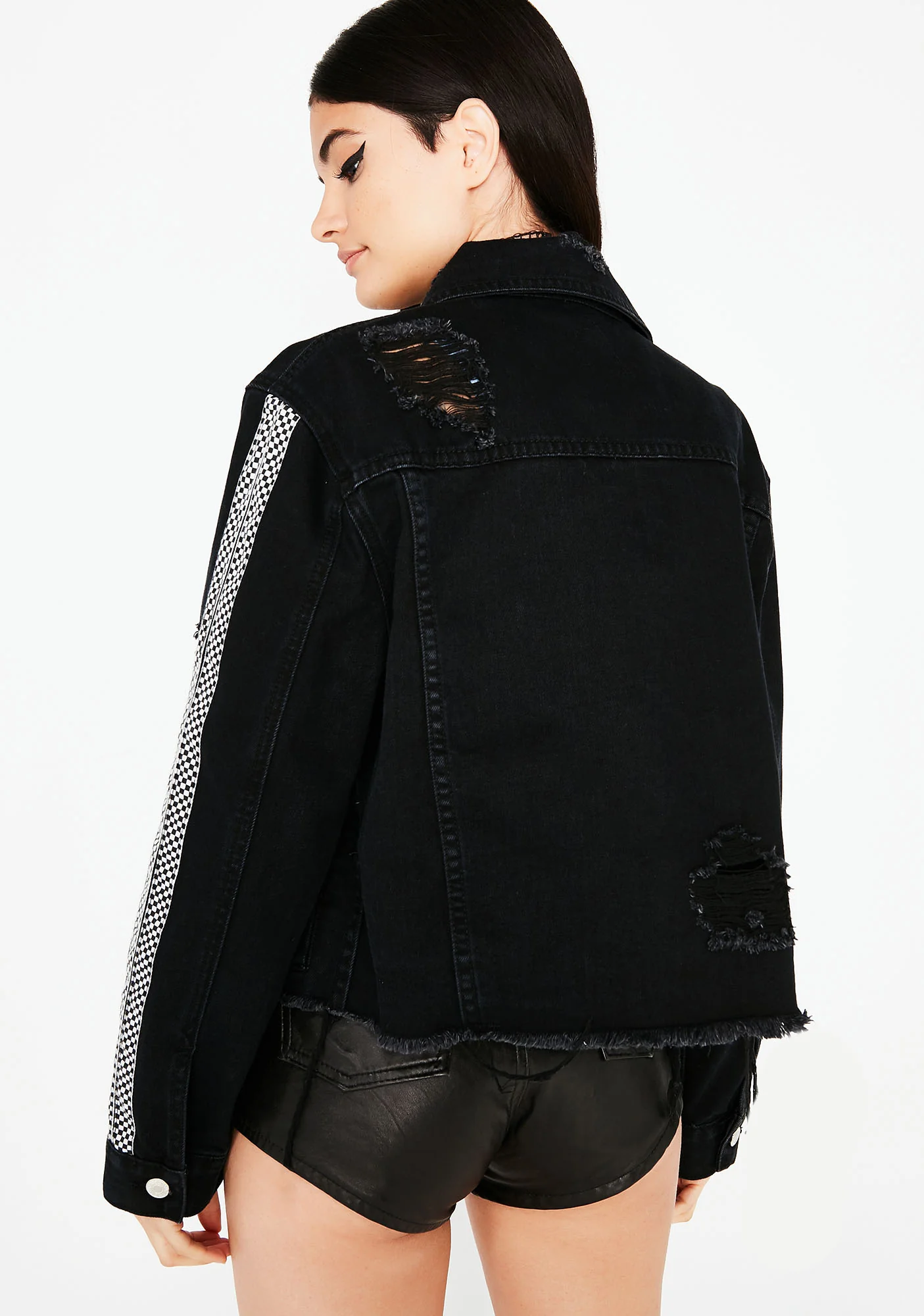 Check Me Out Denim Jacket - Image 4
