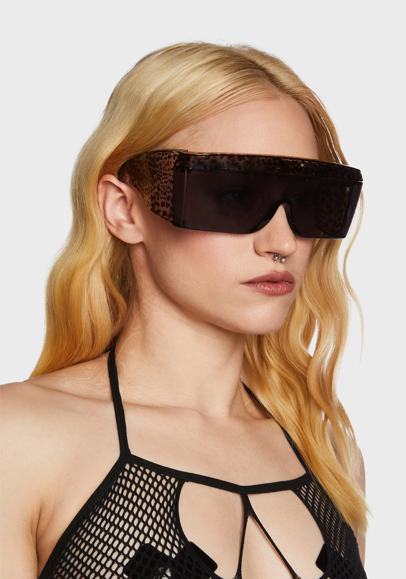 Cheetah Oversized Sunglasses - Image 2
