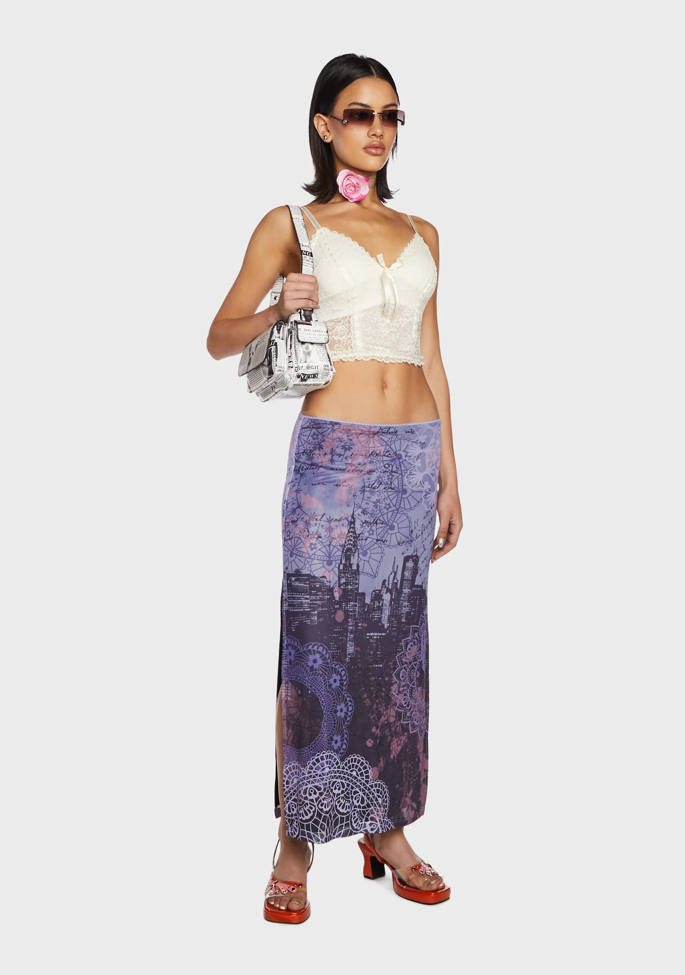 Chelsea Morning Cami Top - White - Image 5
