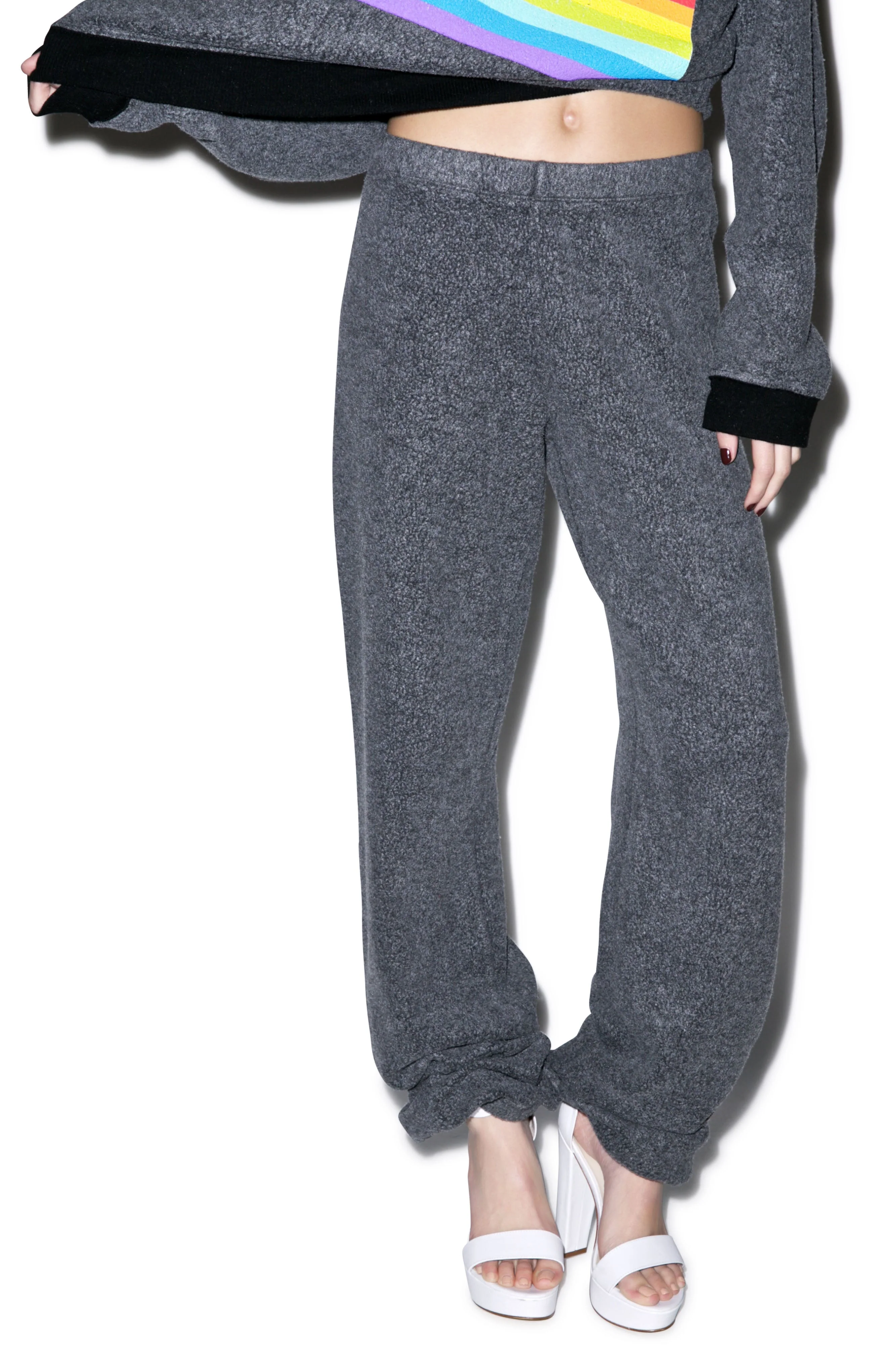 Chenille Wildfox P.E. Sweats - White - Image 7