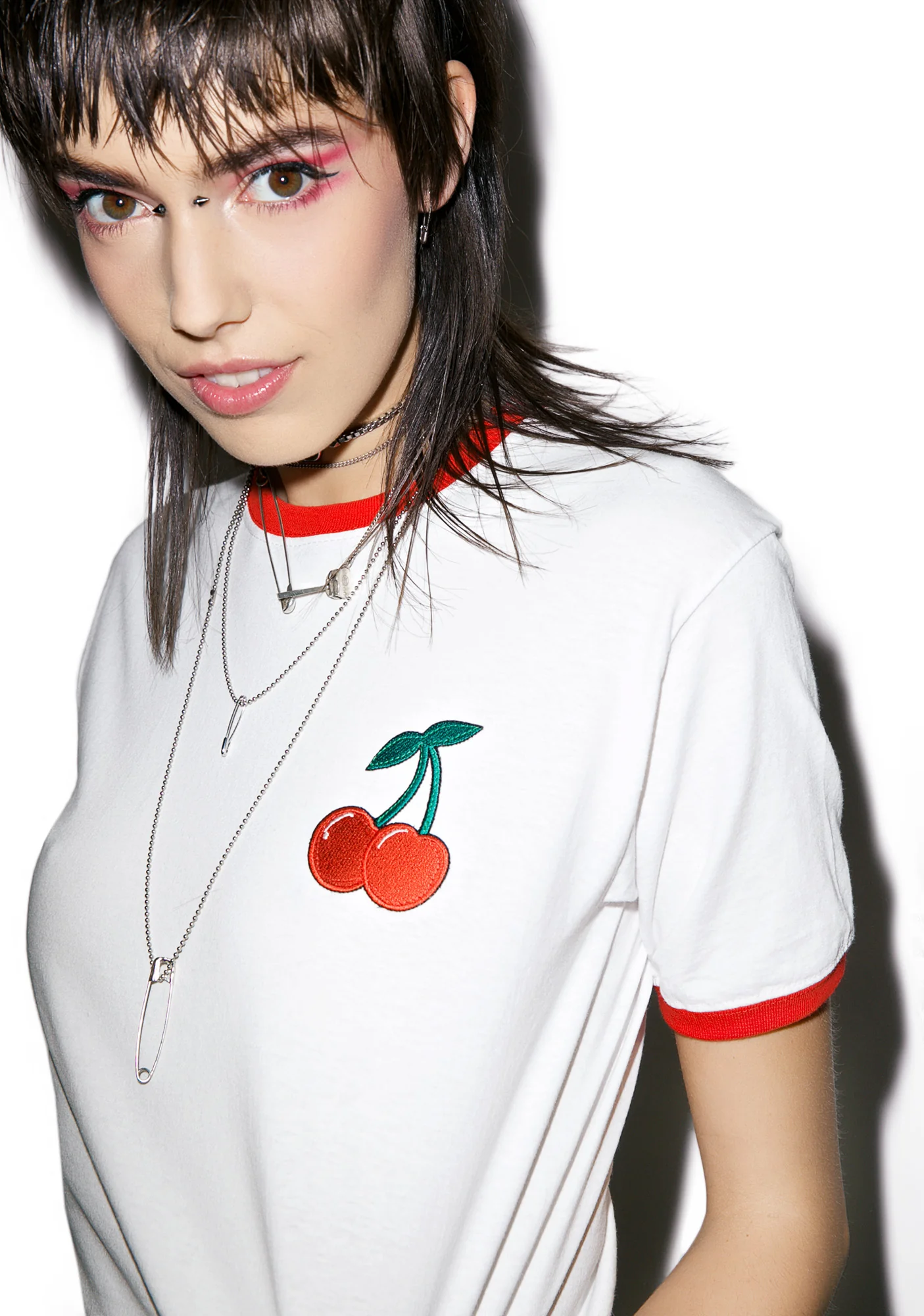 Cherry Pop Ringer Tee - Image 3