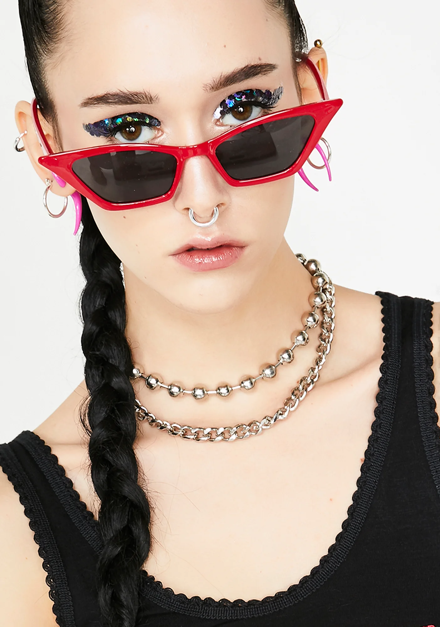 Cherry Straight To The Pointy Sunglasses - Image 4