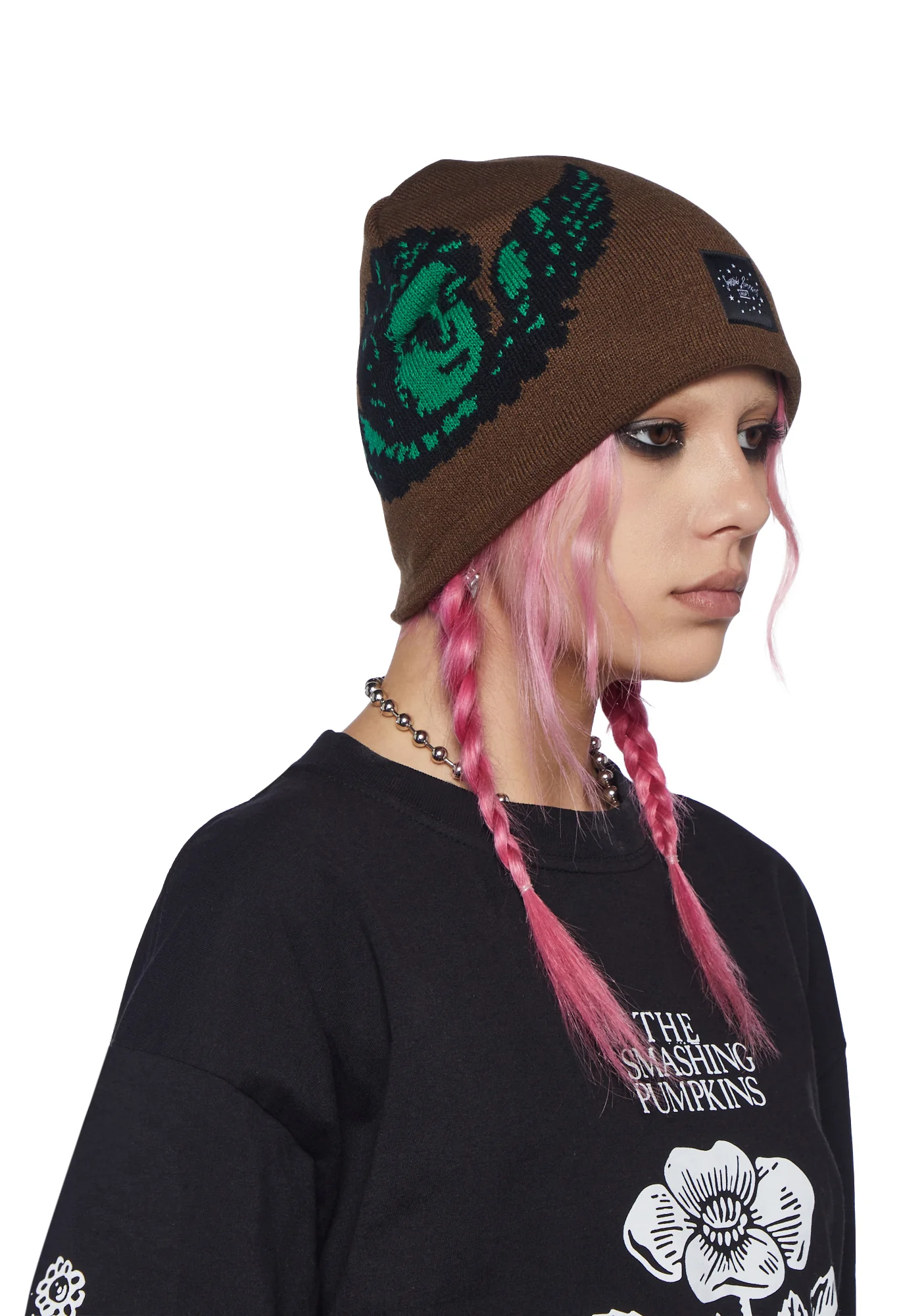 Cherub Skull Knit Beanie - Image 2