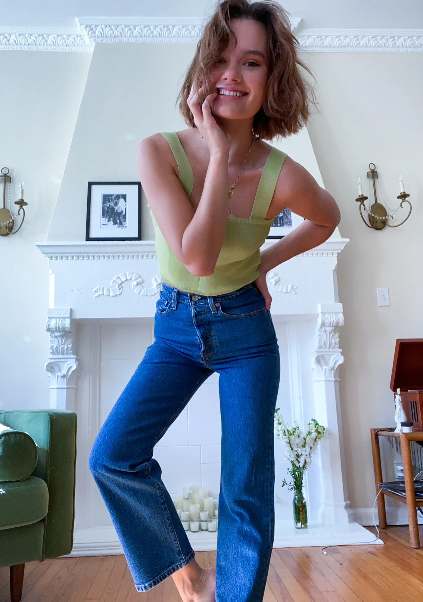 Chevron Knit Crop Tank - Image 4