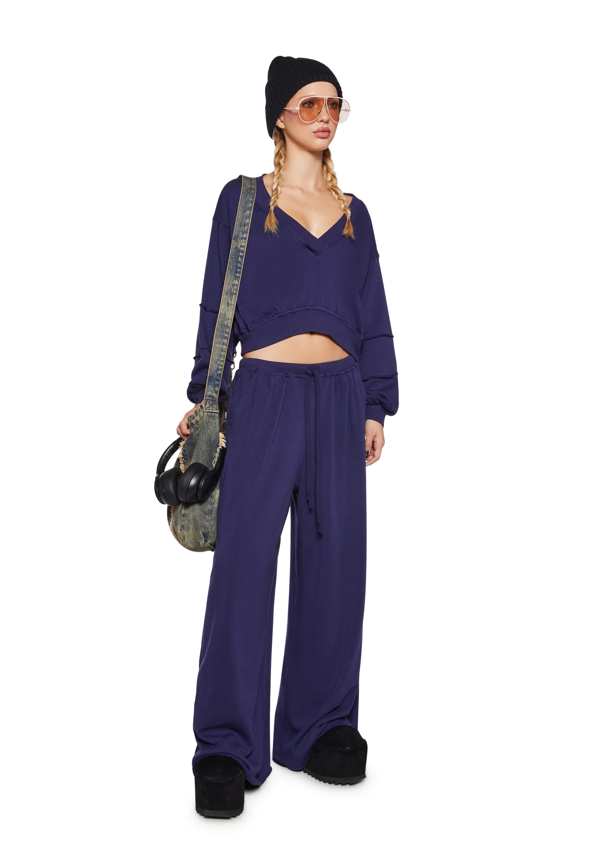 Chic Chill Wide Leg Sweatpants - Image 2