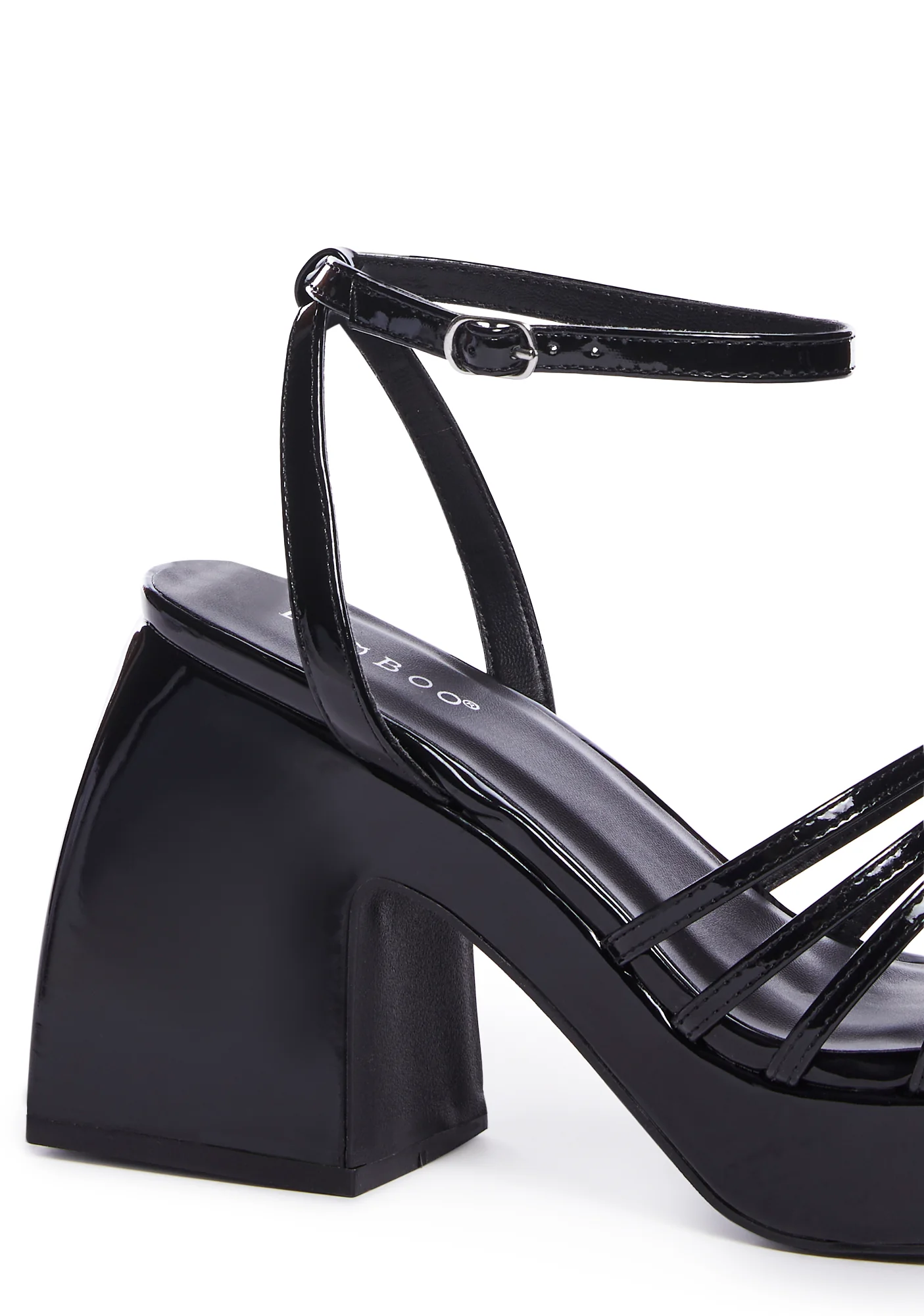 Chic Confidence Block Heels - Black - Image 2