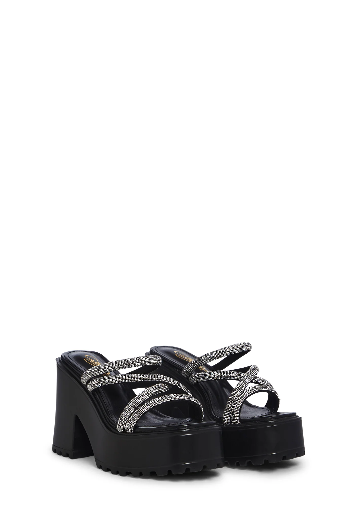 Chic Moment Wedge Heels- Black - Image 3