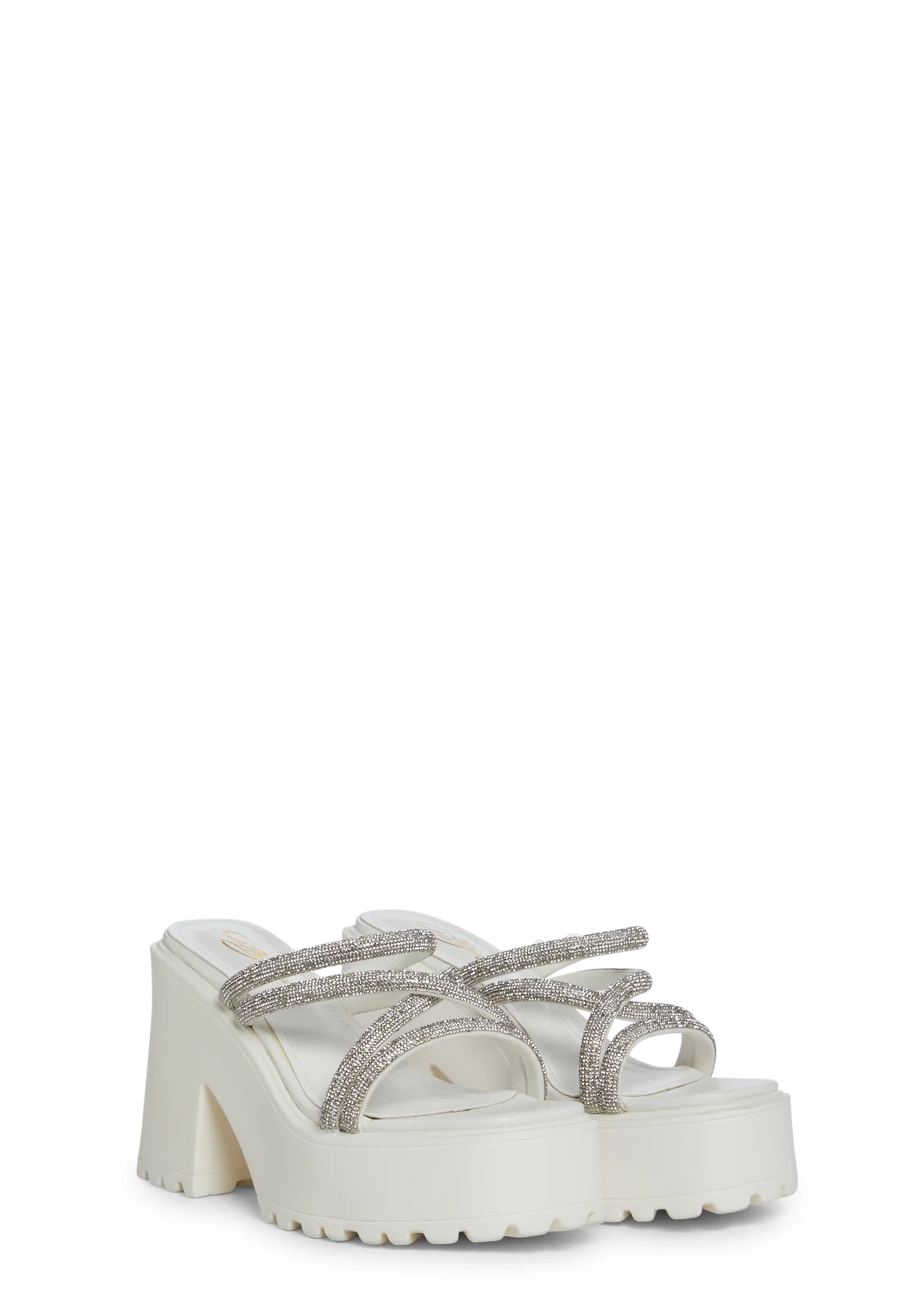 Chic Moment Wedge Heels- White - Image 3