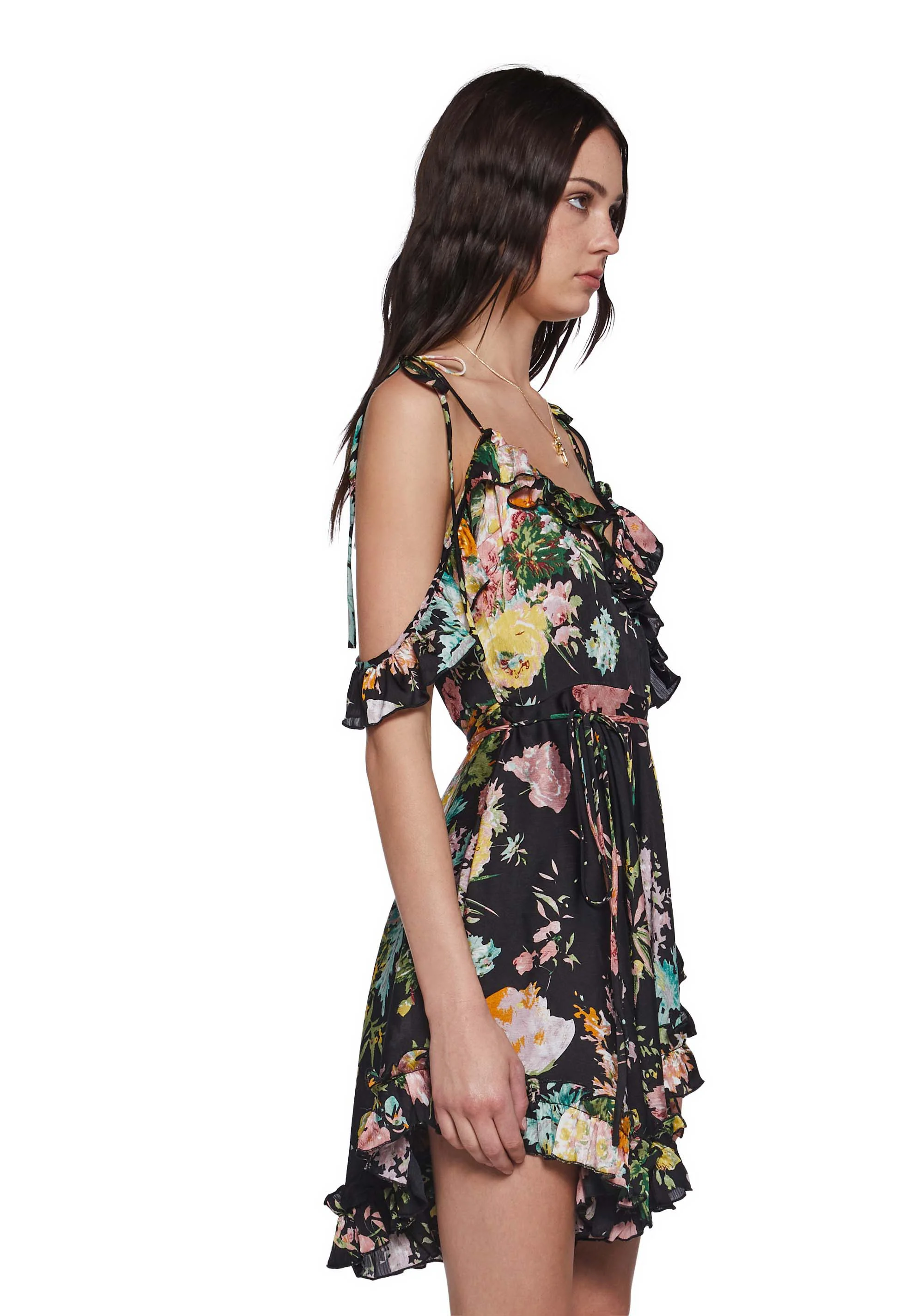 Wildflower Dreams Wrap Dress - Floral - Image 3