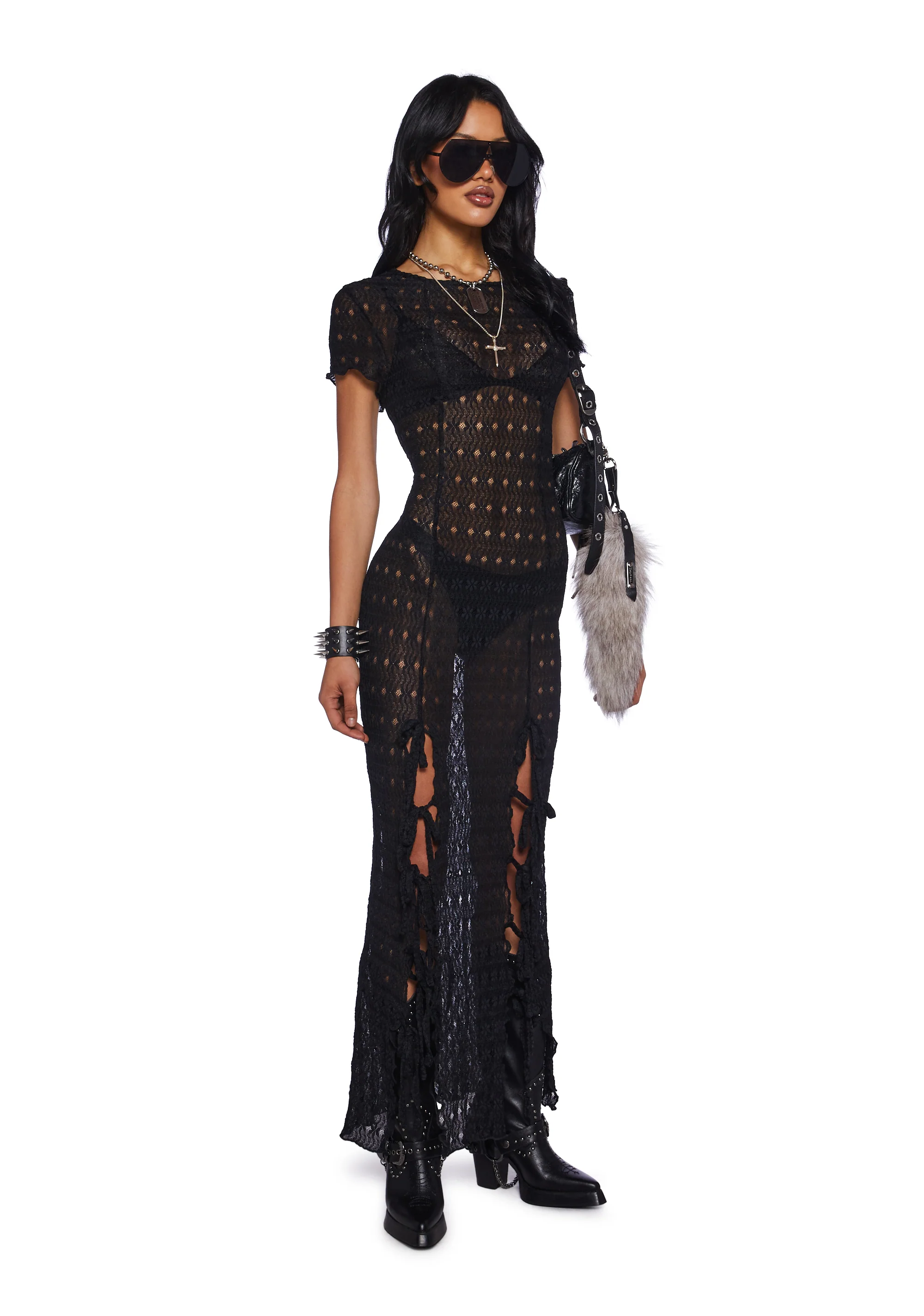 Chill Date Maxi Dress - Black - Image 4