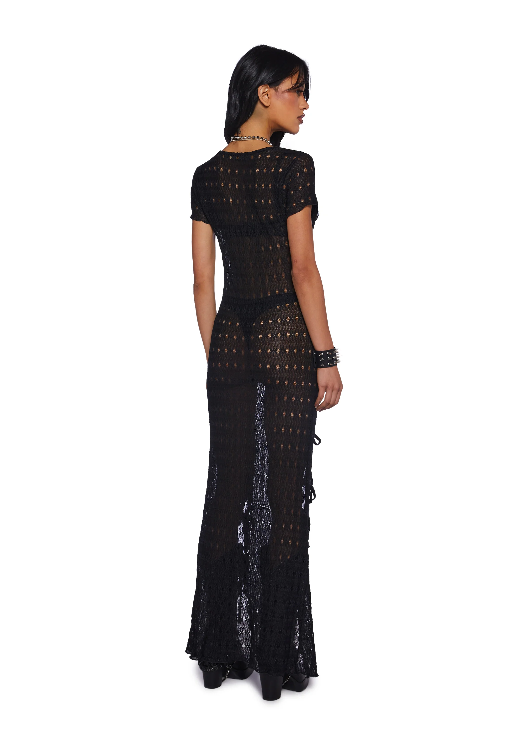 Chill Date Maxi Dress - Black - Image 5
