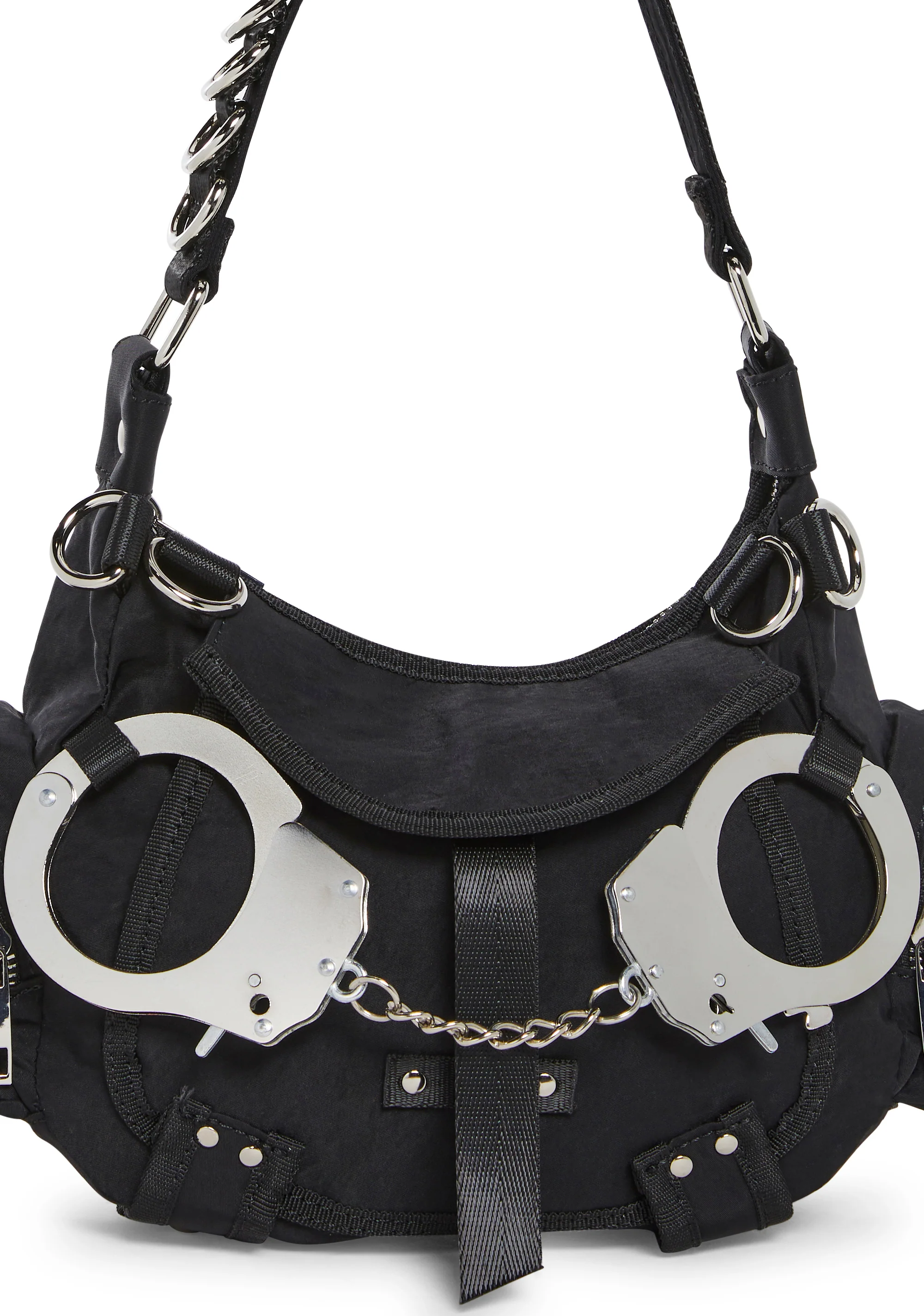 Chord Hand Cuff Shoulder Bag - Image 5