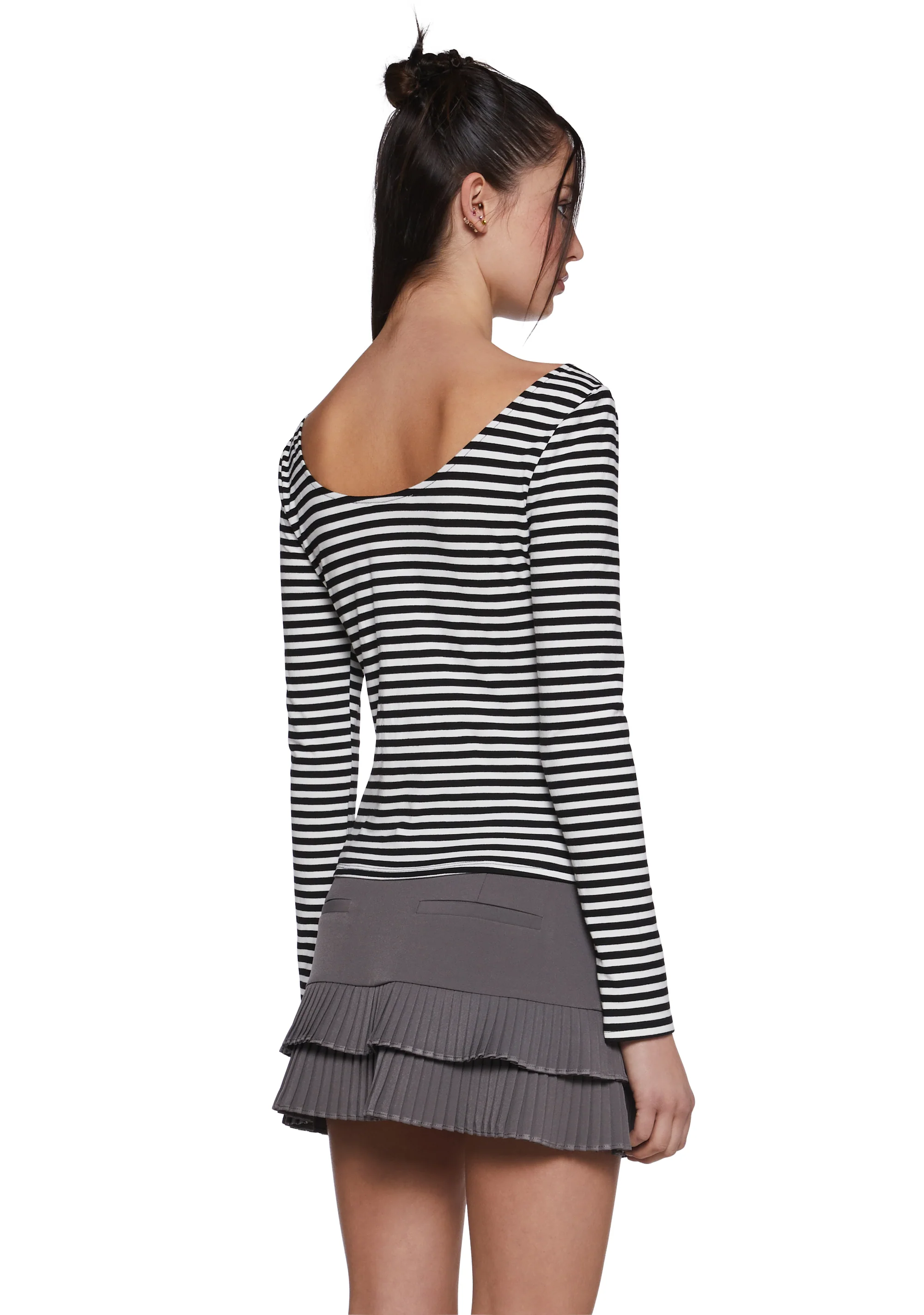 Chronically Late Long Sleeve Top - Image 4