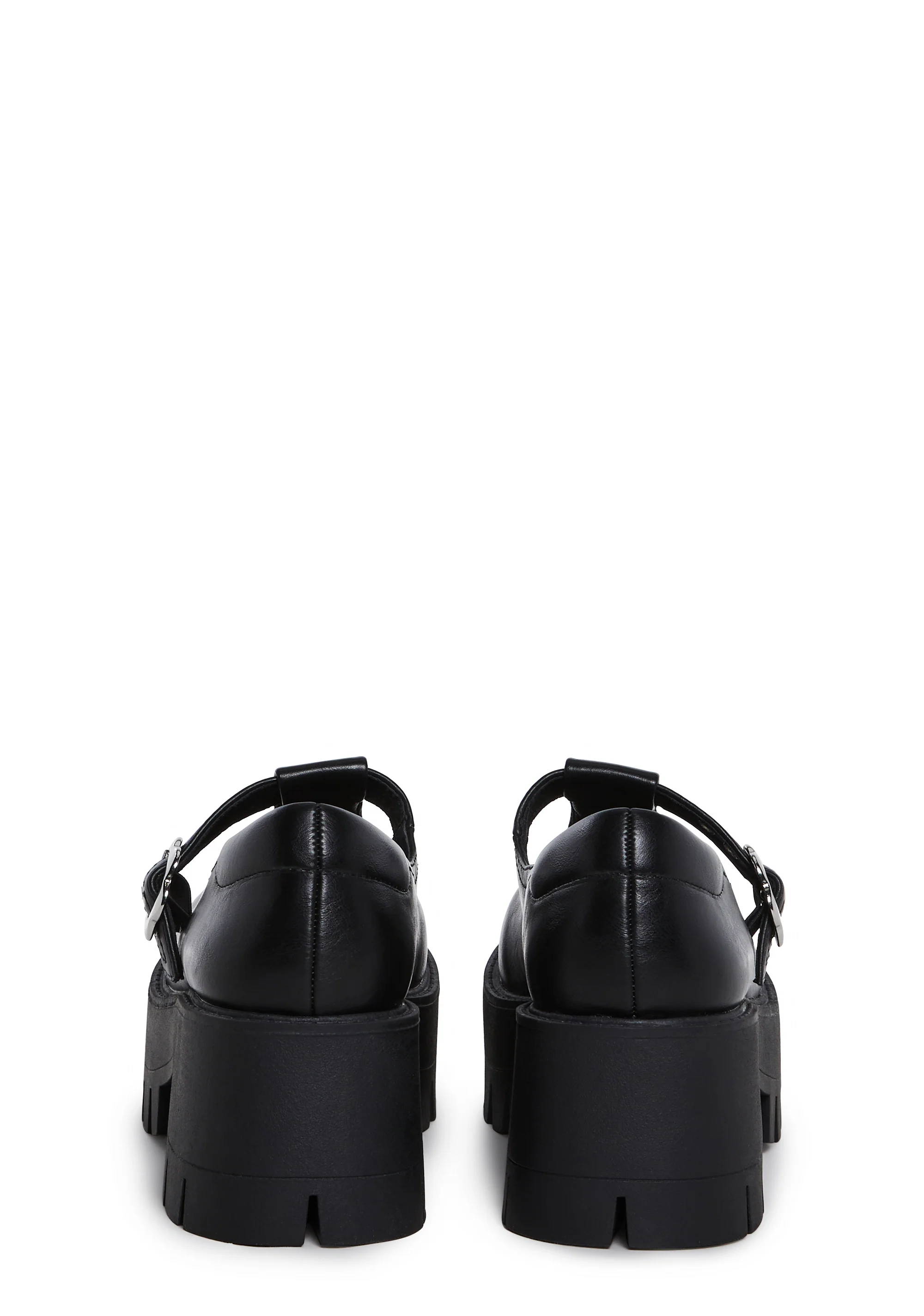 Playful Prelude Platform Mary Janes - Black - Image 4