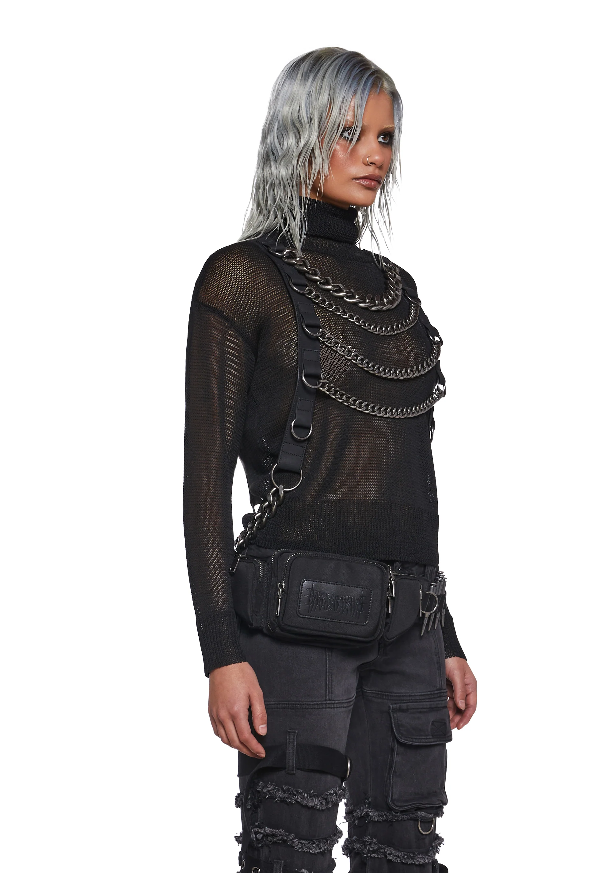 Warp Chain Harness Sweater - Image 3