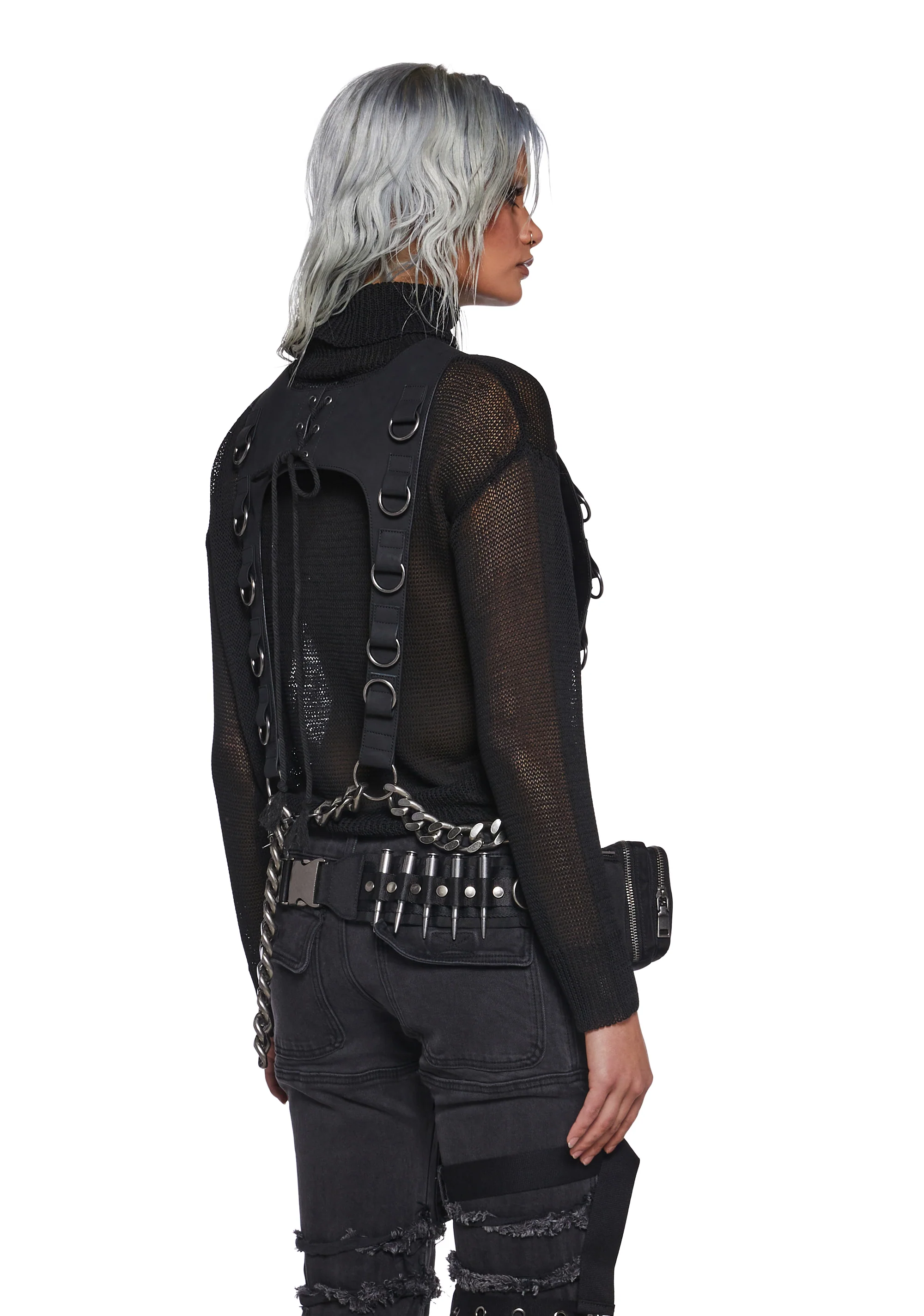 Warp Chain Harness Sweater - Image 4