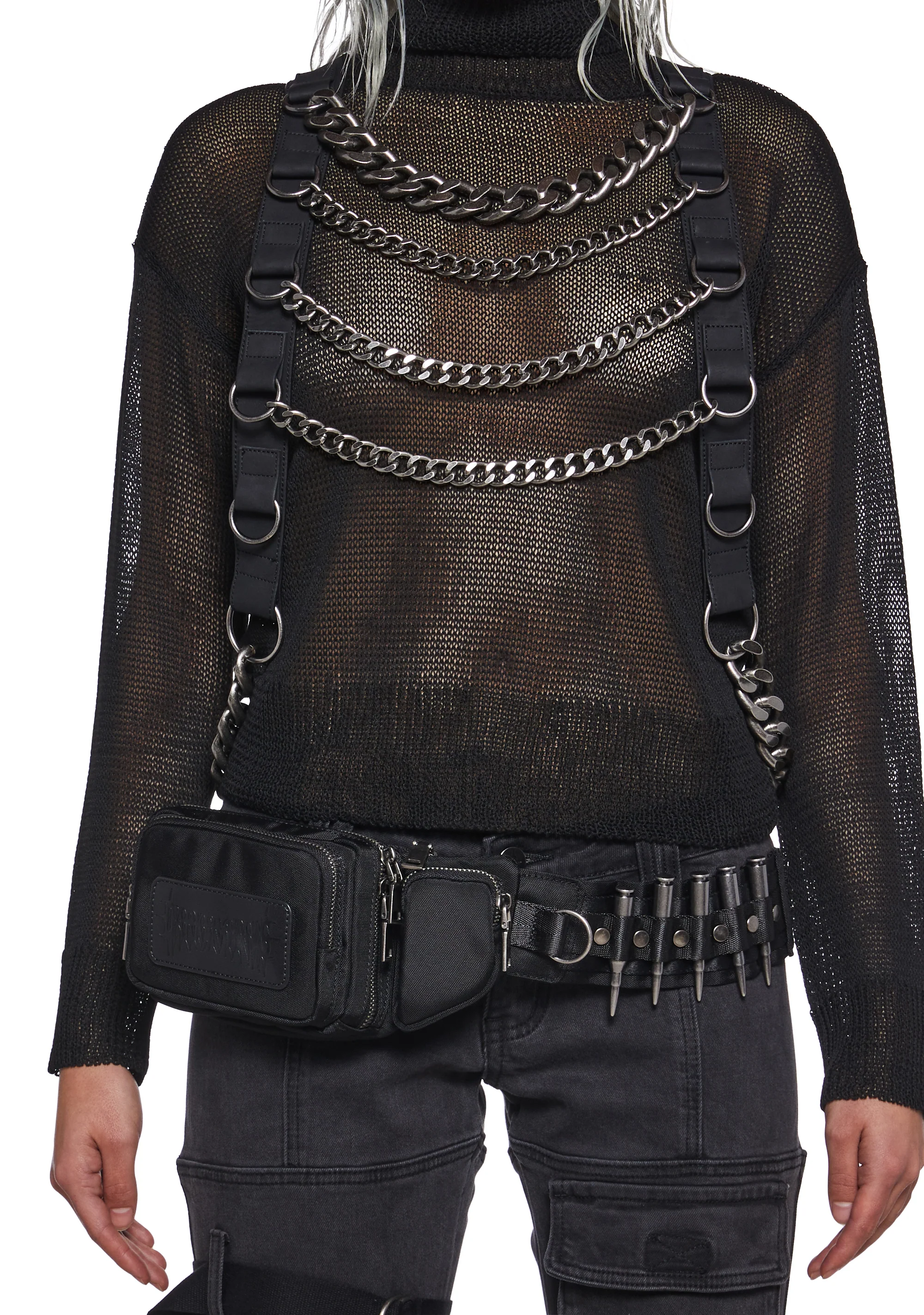 Warp Chain Harness Sweater - Image 5