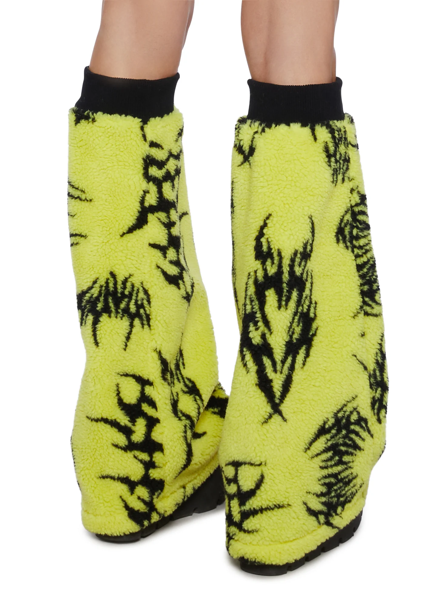 Ciphered Up Sherpa Leg Warmers - Image 4