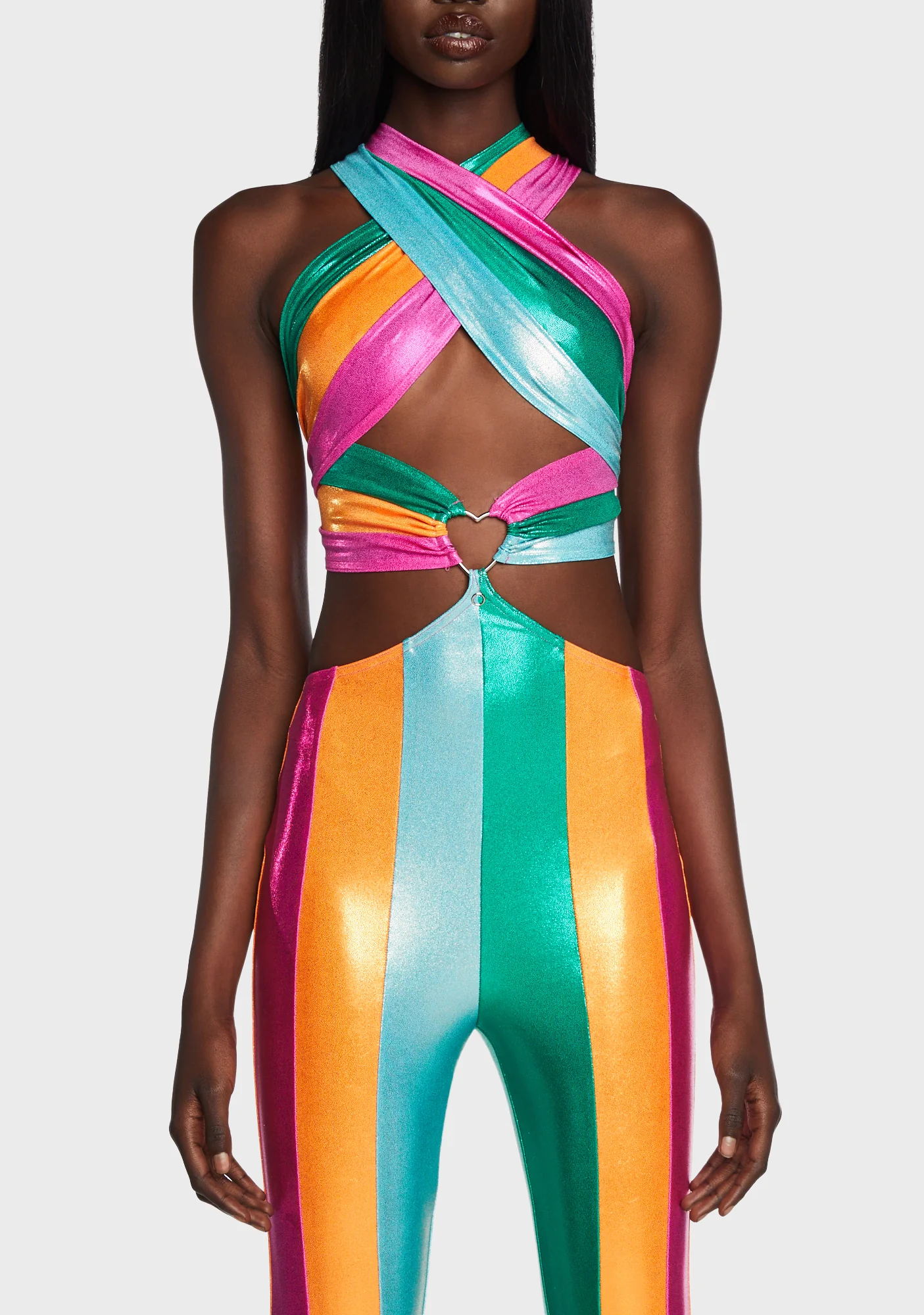 Circus Striped Jumpsuit - Image 2