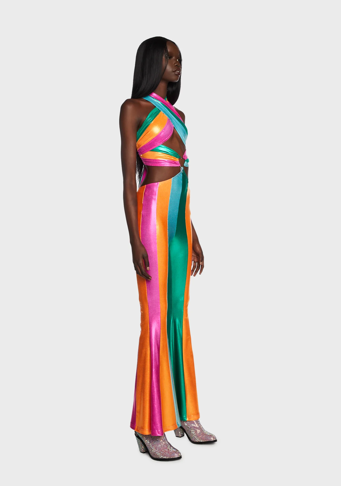 Circus Striped Jumpsuit - Image 3