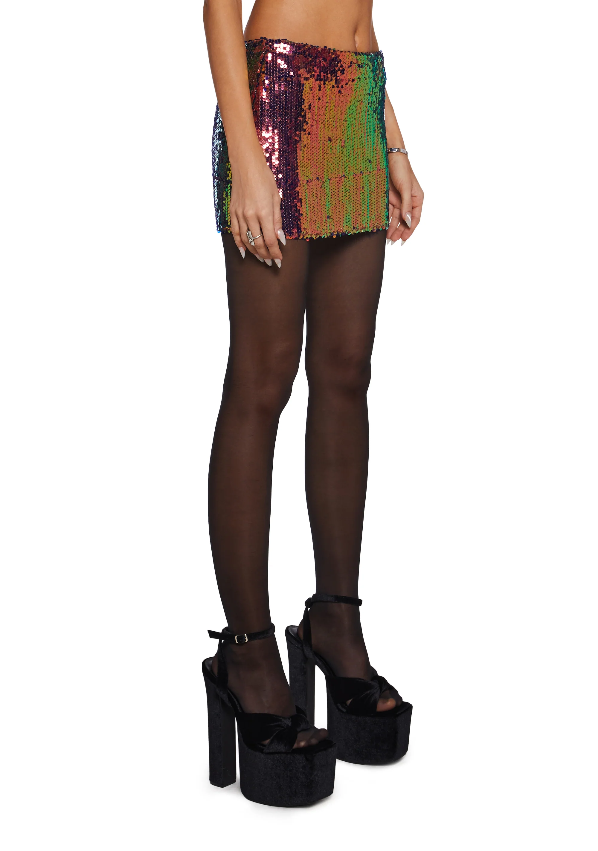 City Sparks Sequined Skirt - Image 3