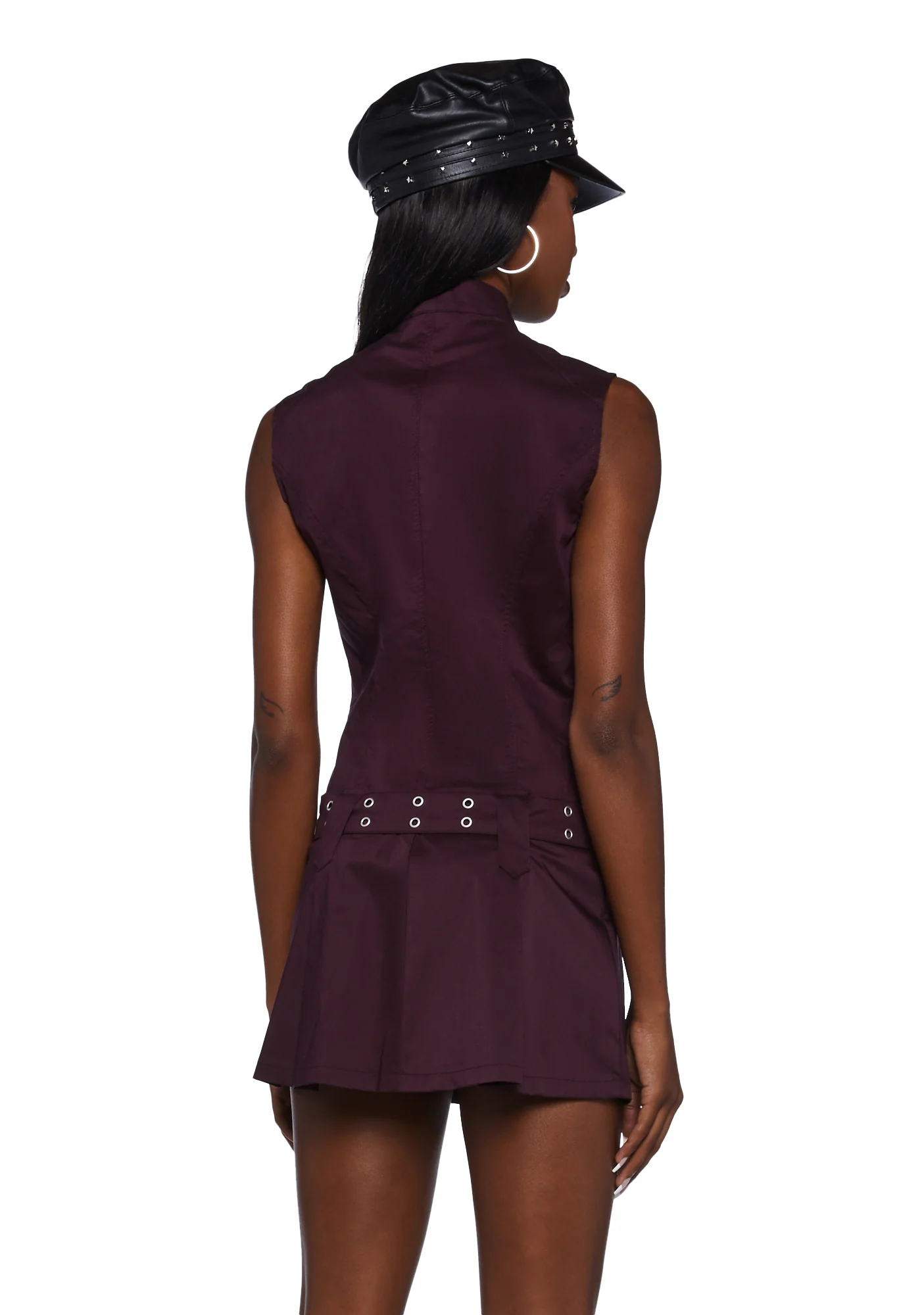 Claire Moto Mini Dress - Image 4