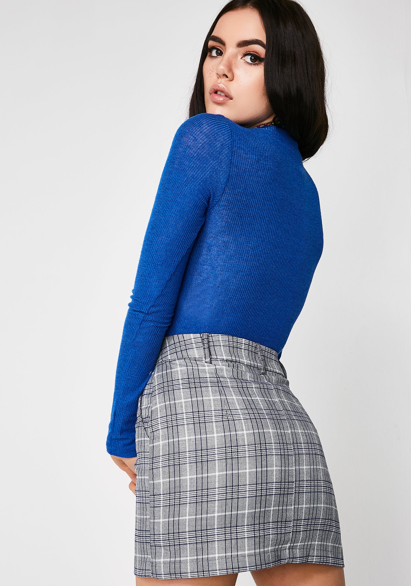 Class Werk Plaid Skirt - Image 3