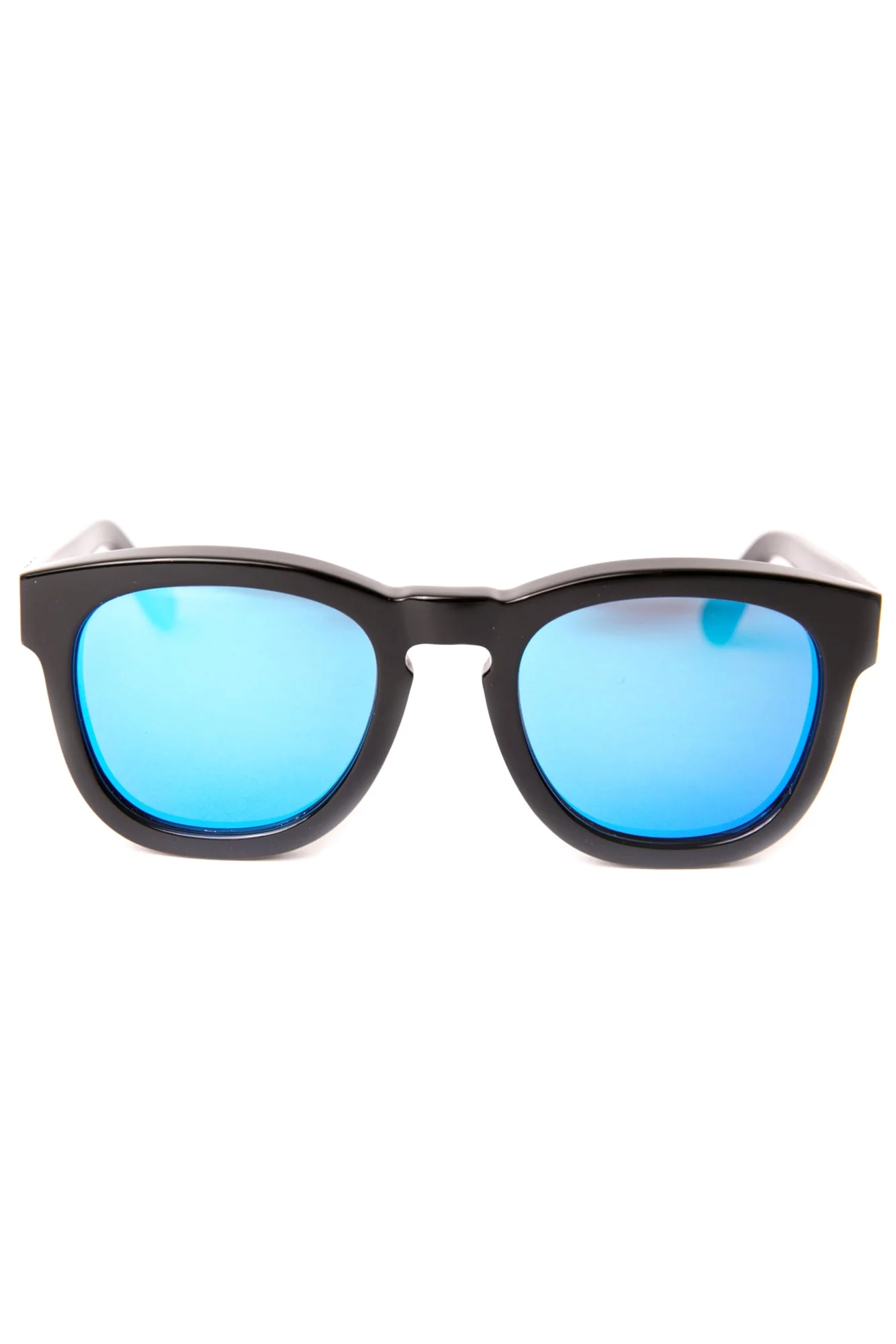 Classic Fox Mirror Sunglasses - Black - Image 11