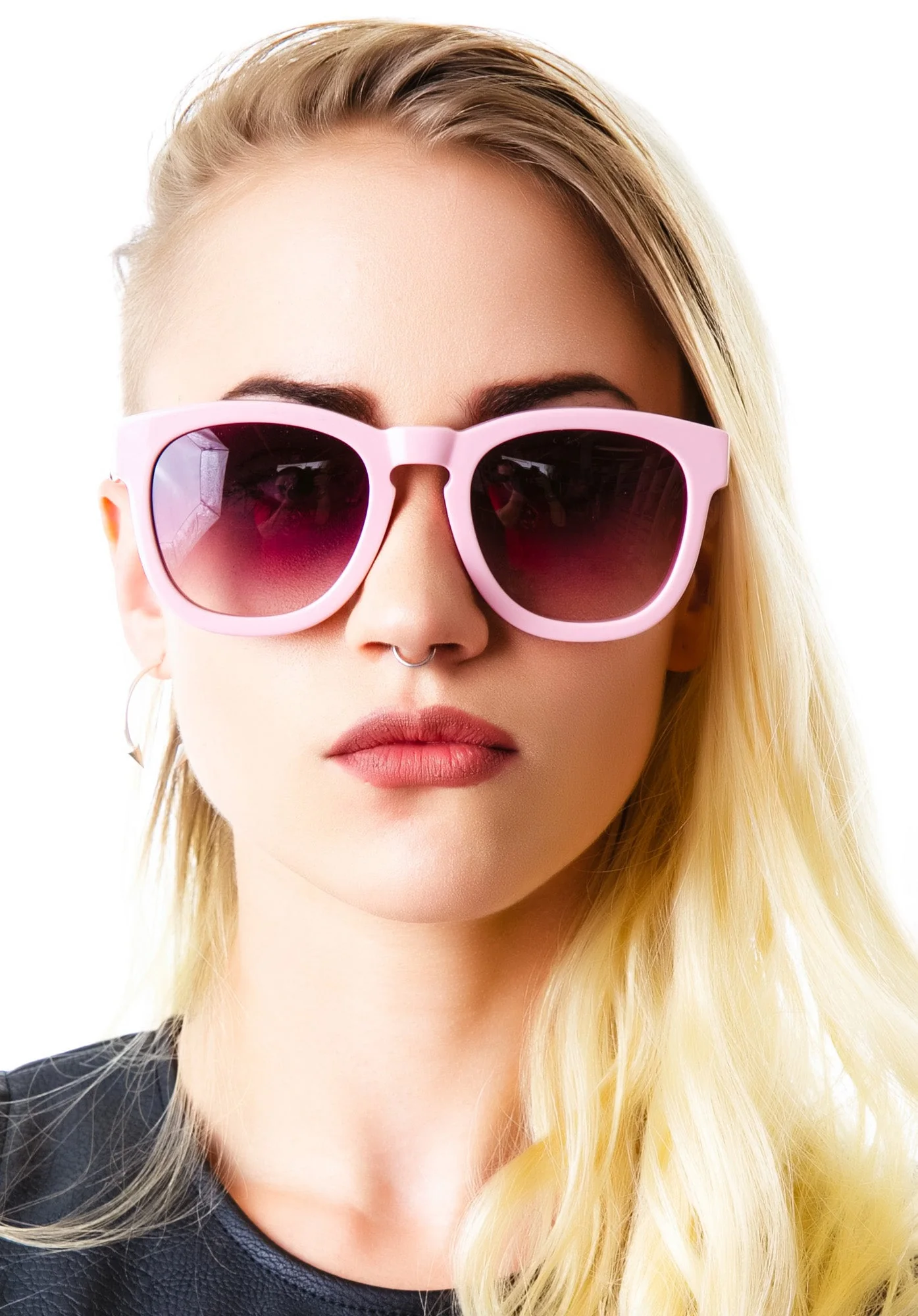 Classic Fox Sunglasses - Red - Image 5