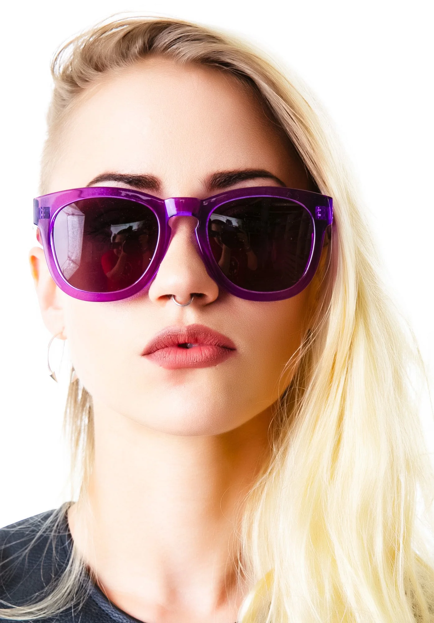 Classic Fox Sunglasses - Pink - Image 2