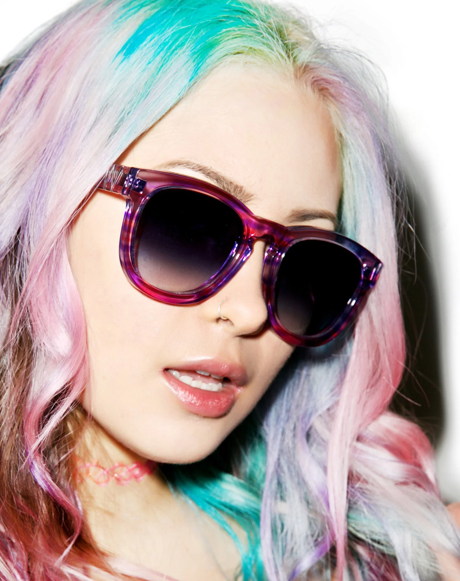 Classic Fox Sunglasses - Blue - Image 18