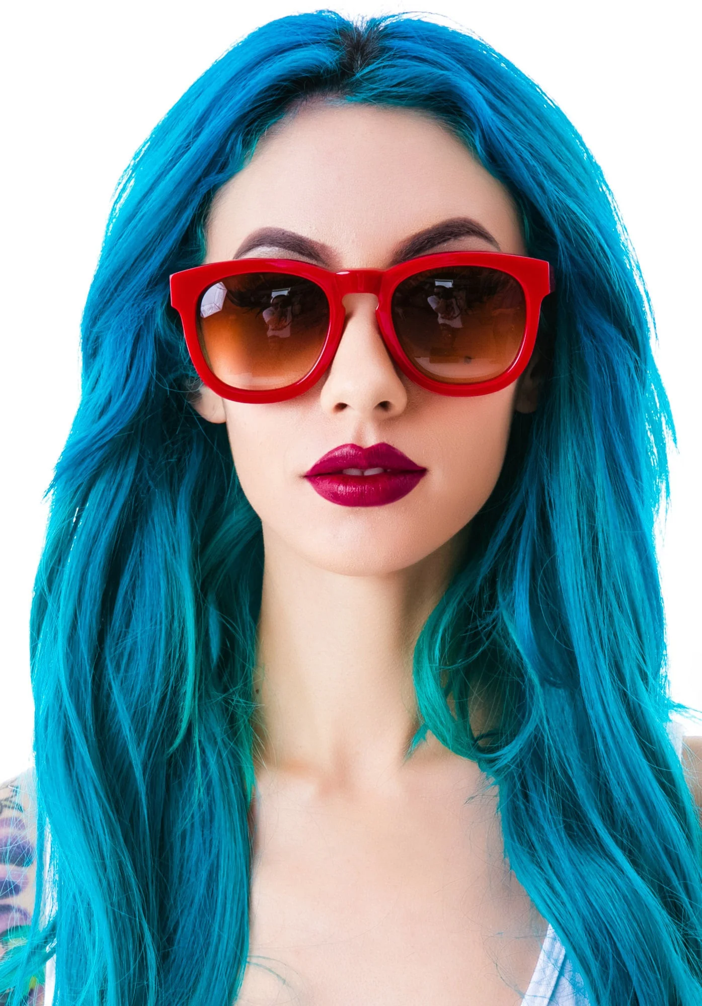 Classic Fox Sunglasses - Blue - Image 31