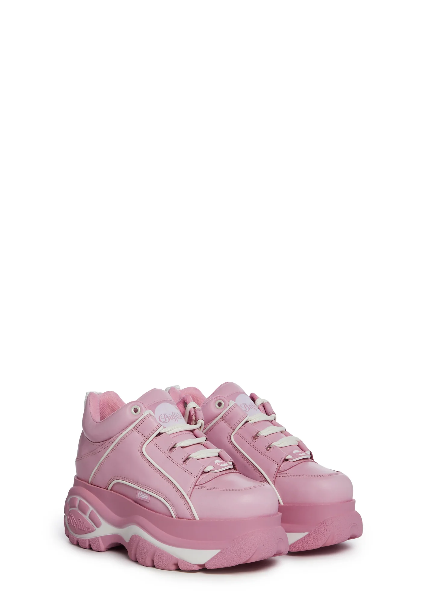 Classic Low Platform Sneakers - Pink - Image 3