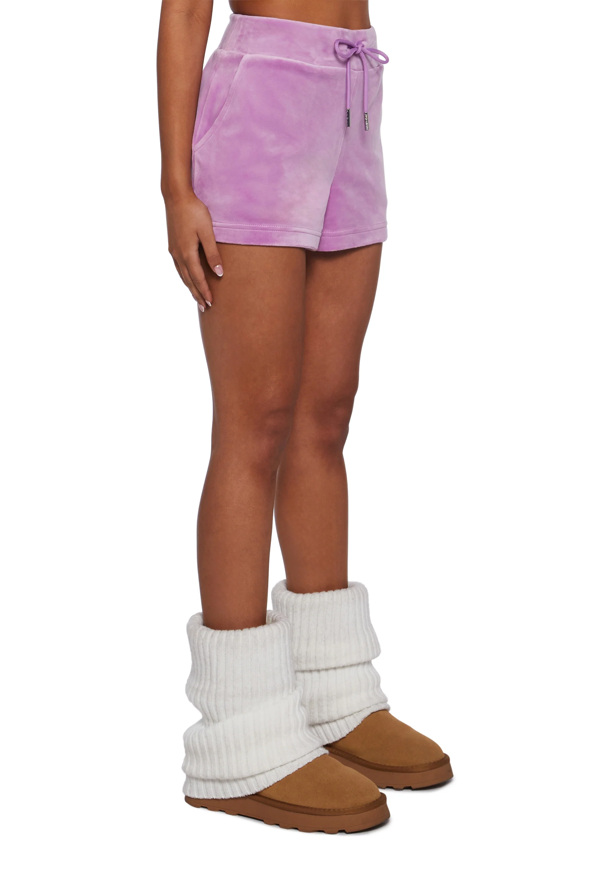 OG Bling Shorts - Purple - Image 3