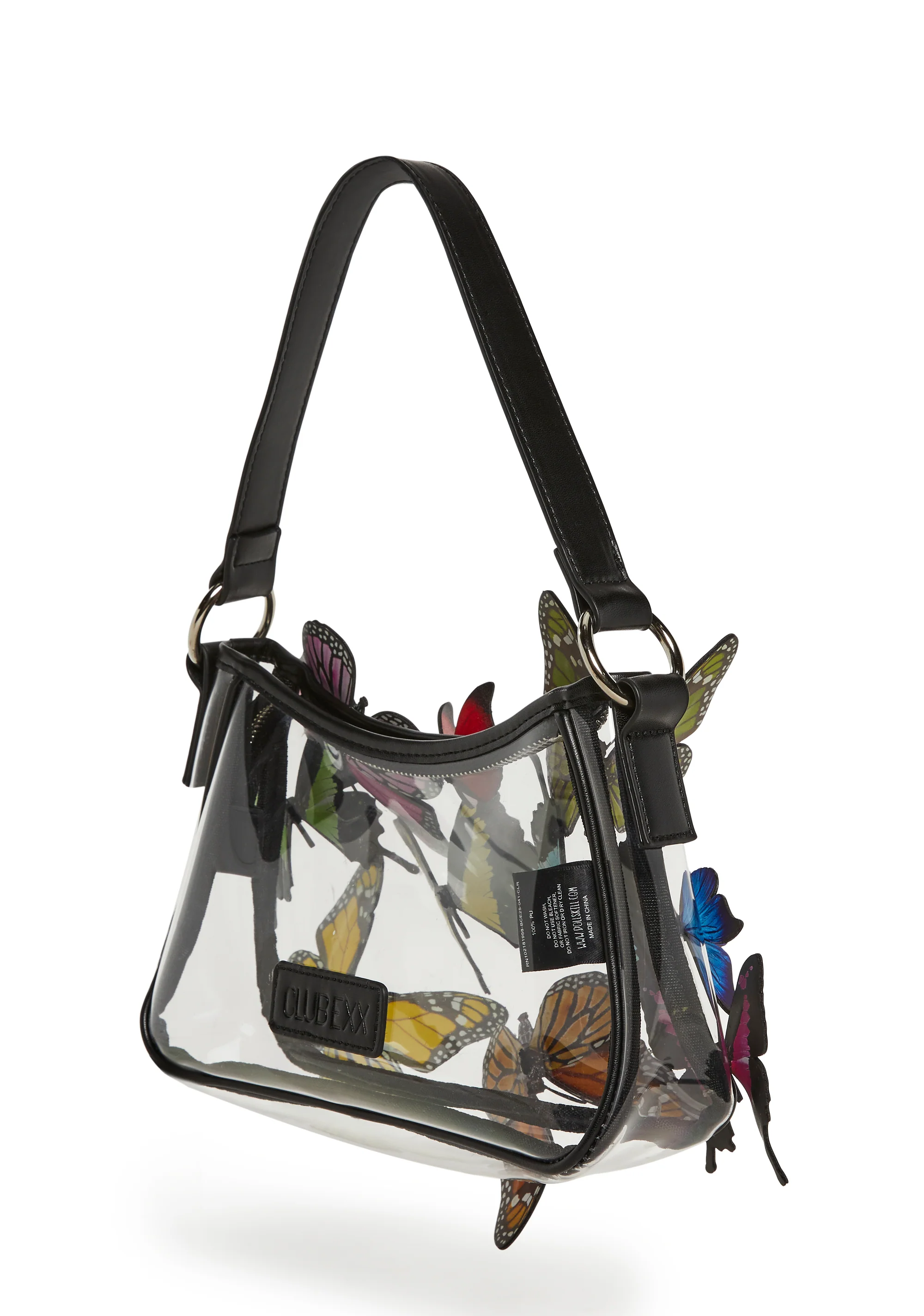 Kaleidoscope Vision Shoulder Bag - Clear - Image 4